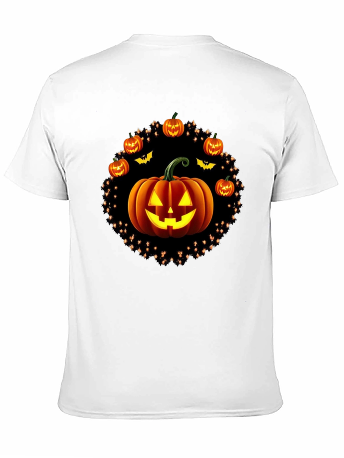 Halloween Pumpkin Graphic Tee - Spooky Season Shirt