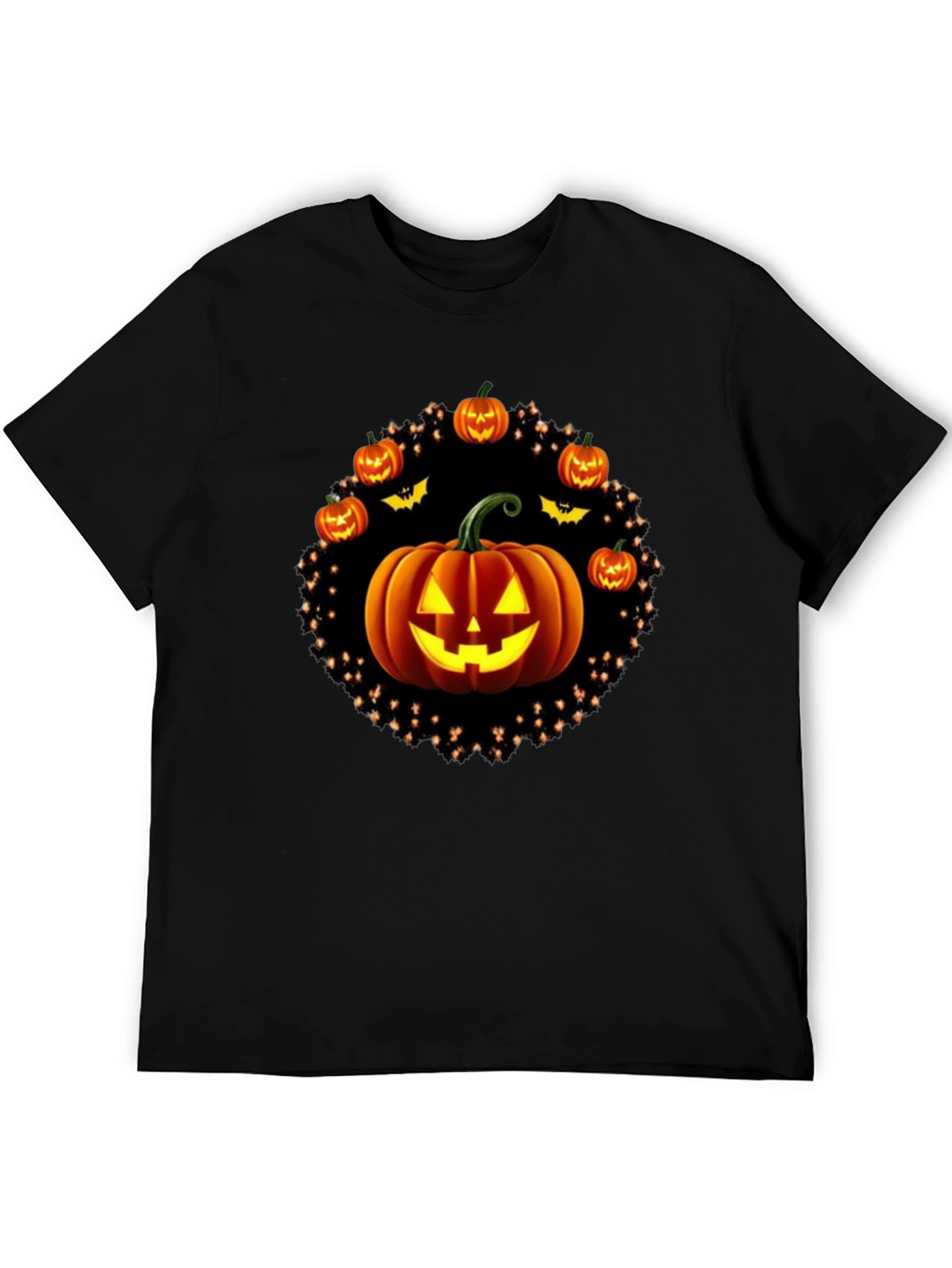 Halloween Pumpkin Graphic Tee - Spooky Season Shirt