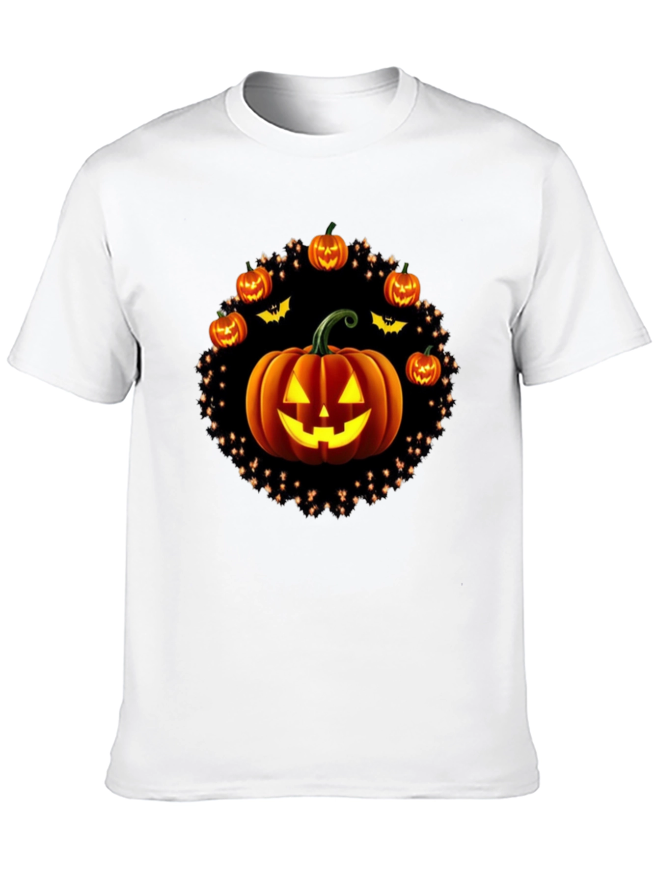 Halloween Pumpkin Graphic Tee - Spooky Season Shirt