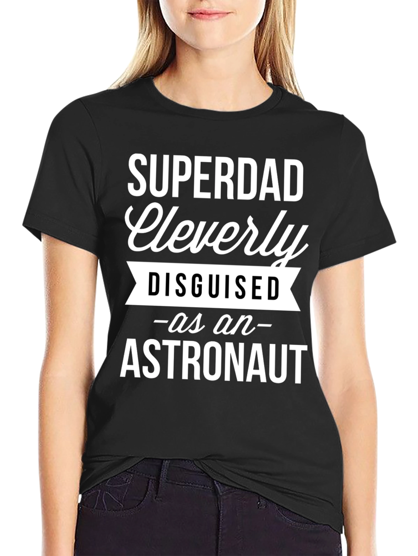 Superdad Astronaut Graphic Tee - Fathers Day Gift