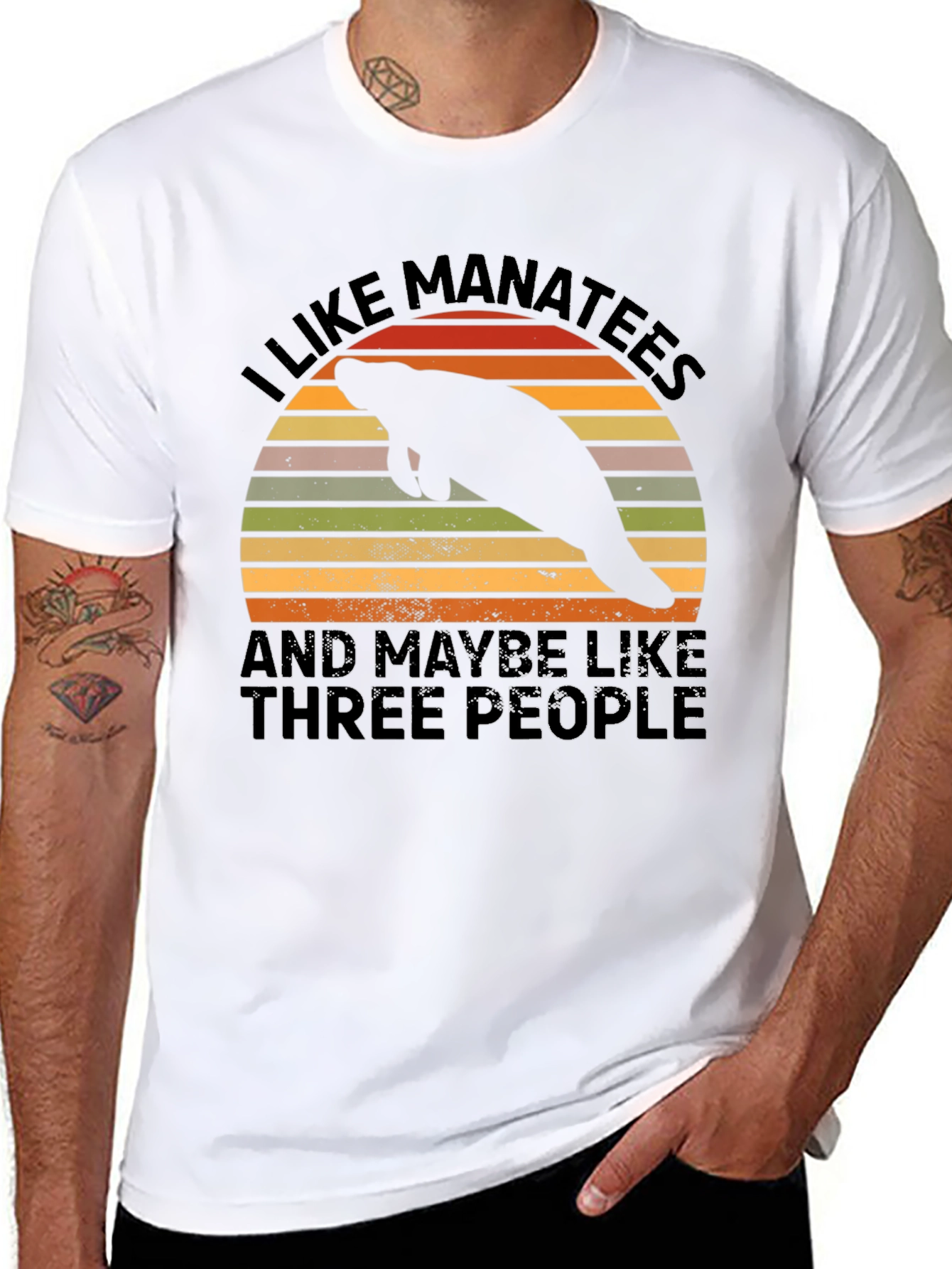 I Like Manatees Graphic T-Shirt