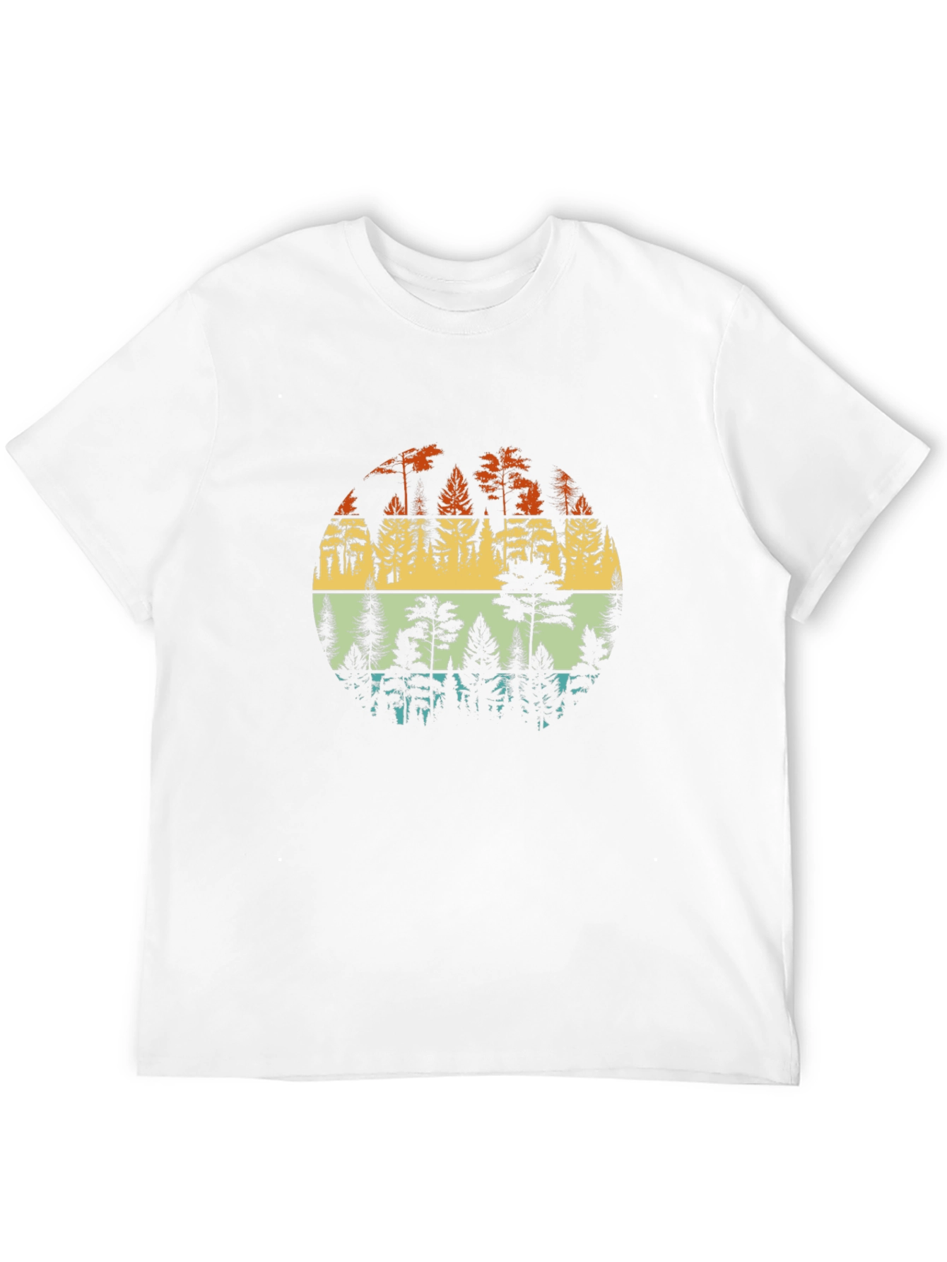 Retro Forest Silhouette Graphic Tee