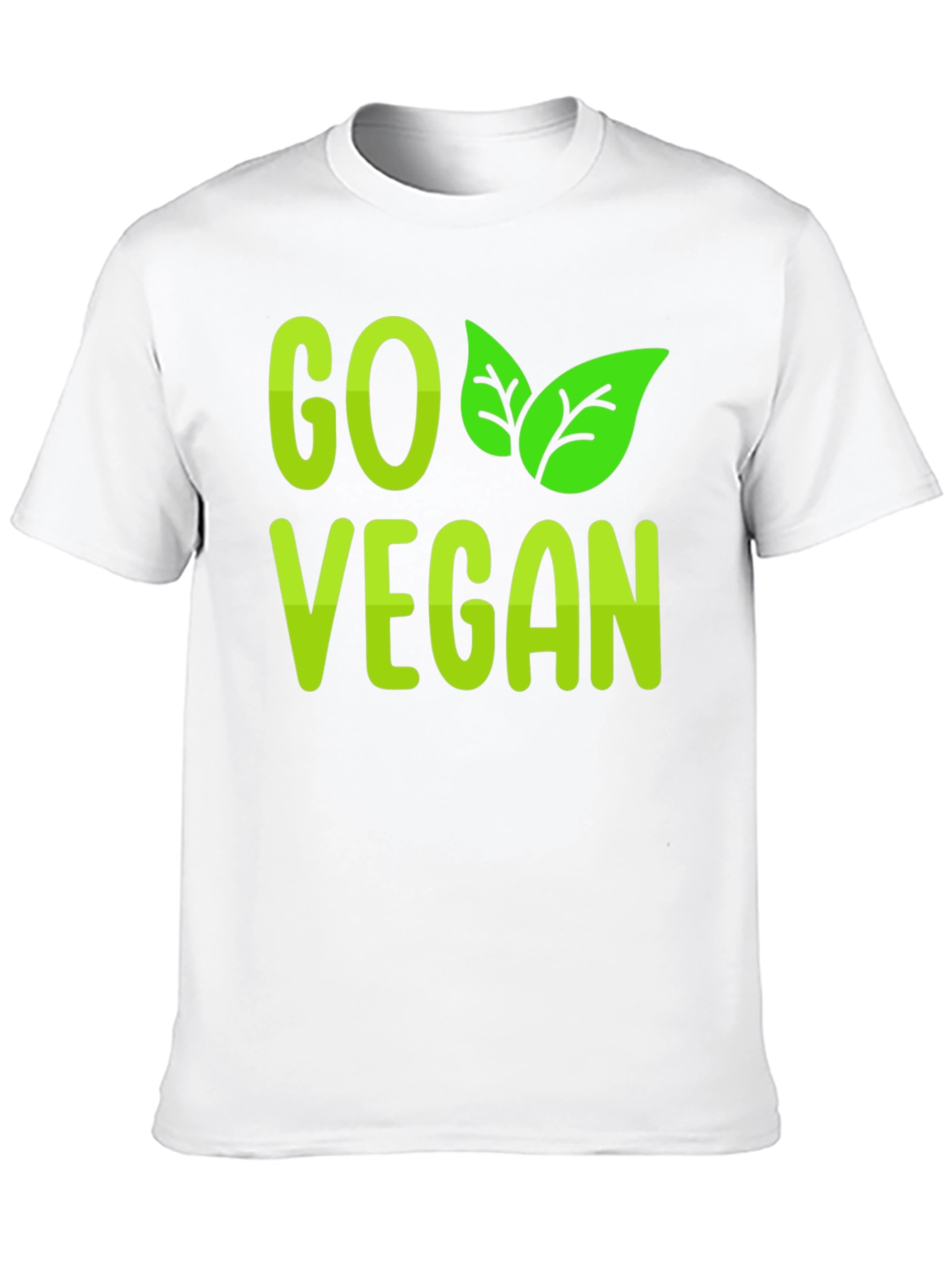 Go Vegan T-Shirt - Stylish Vegan Statement Tee