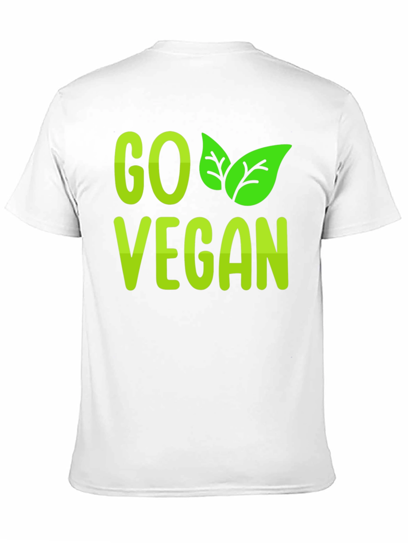 Go Vegan T-Shirt - Stylish Vegan Statement Tee