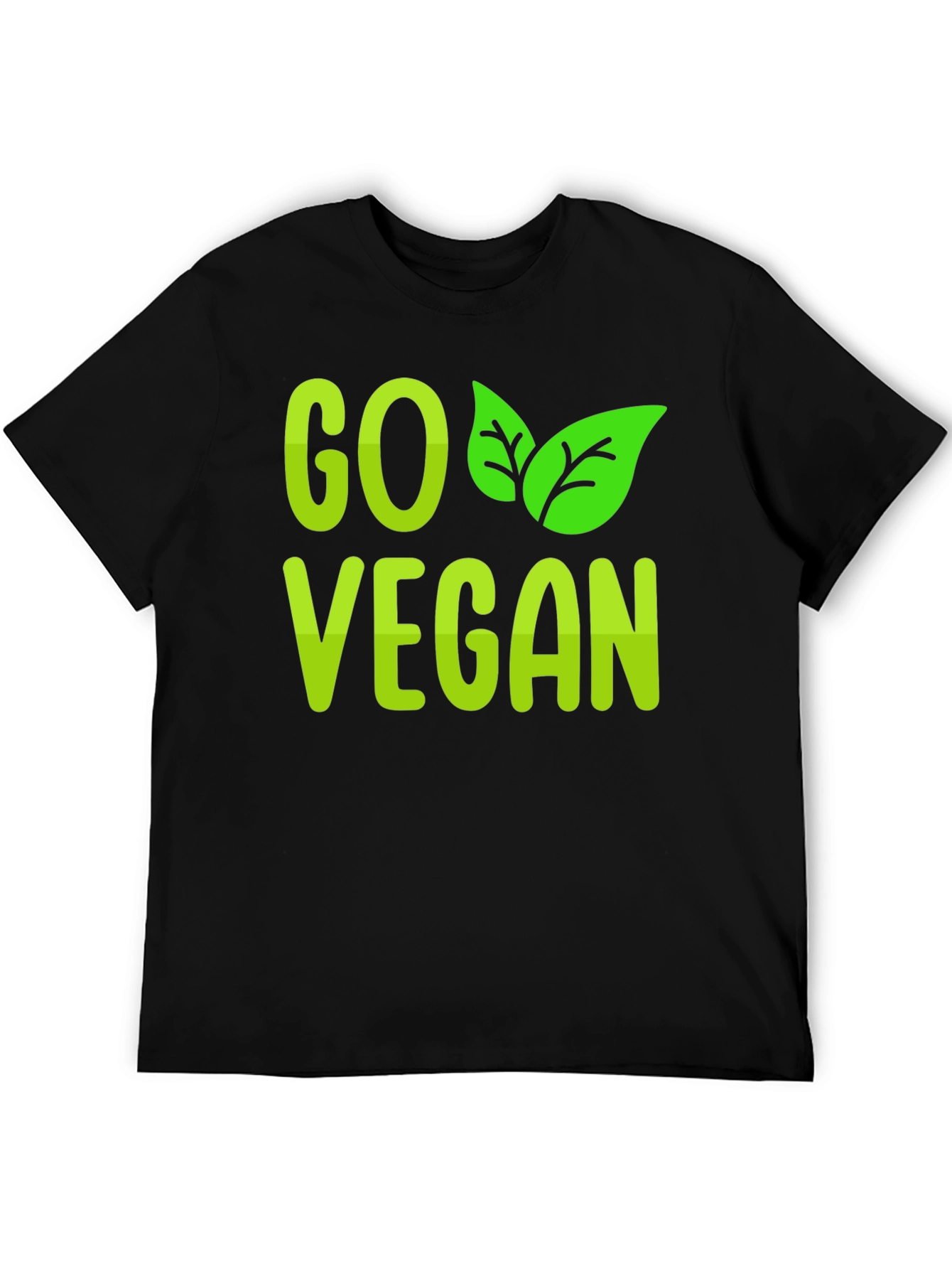 Go Vegan T-Shirt - Stylish Vegan Statement Tee