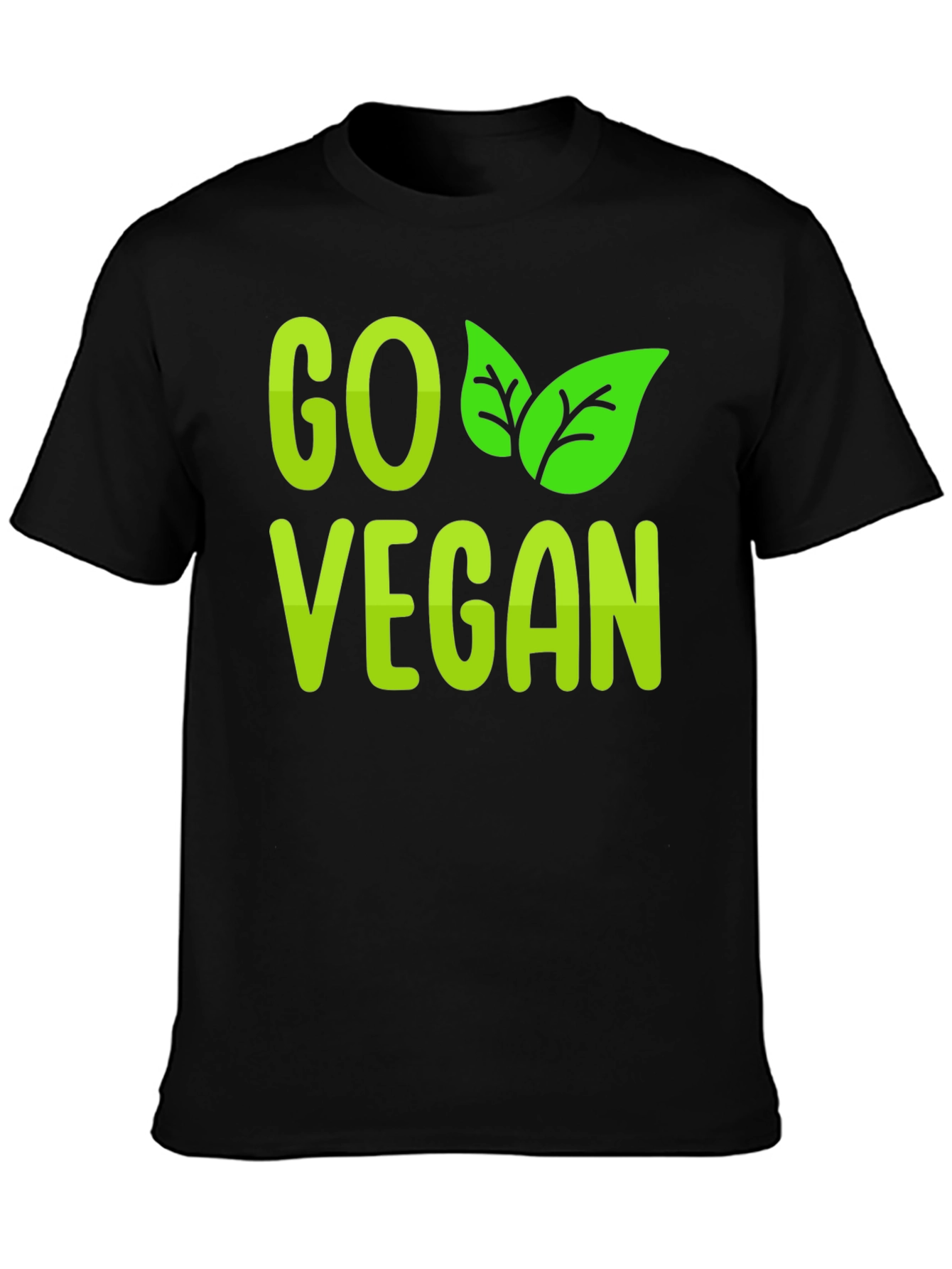 Go Vegan T-Shirt - Stylish Vegan Statement Tee