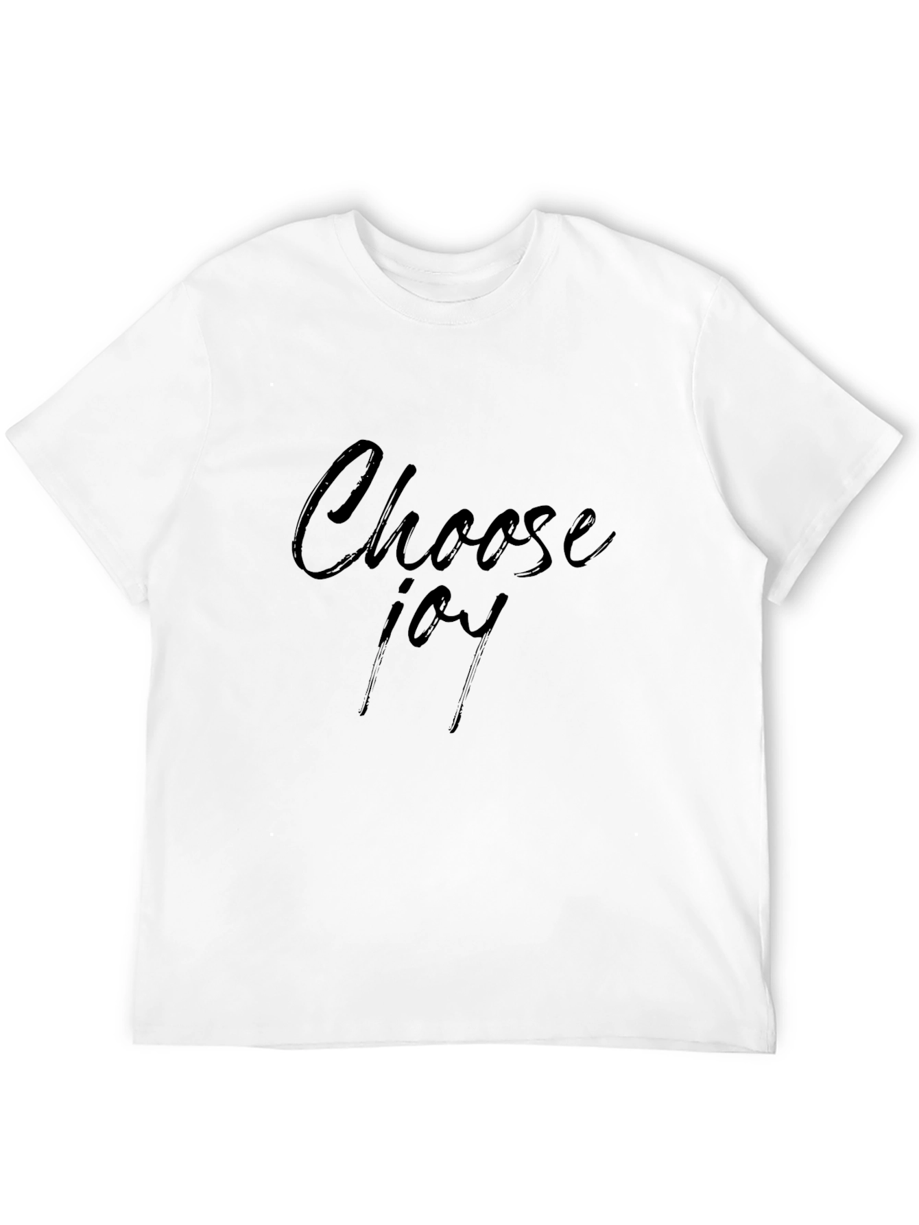 Choose Joy Graphic Tee - Black Casual Shirt