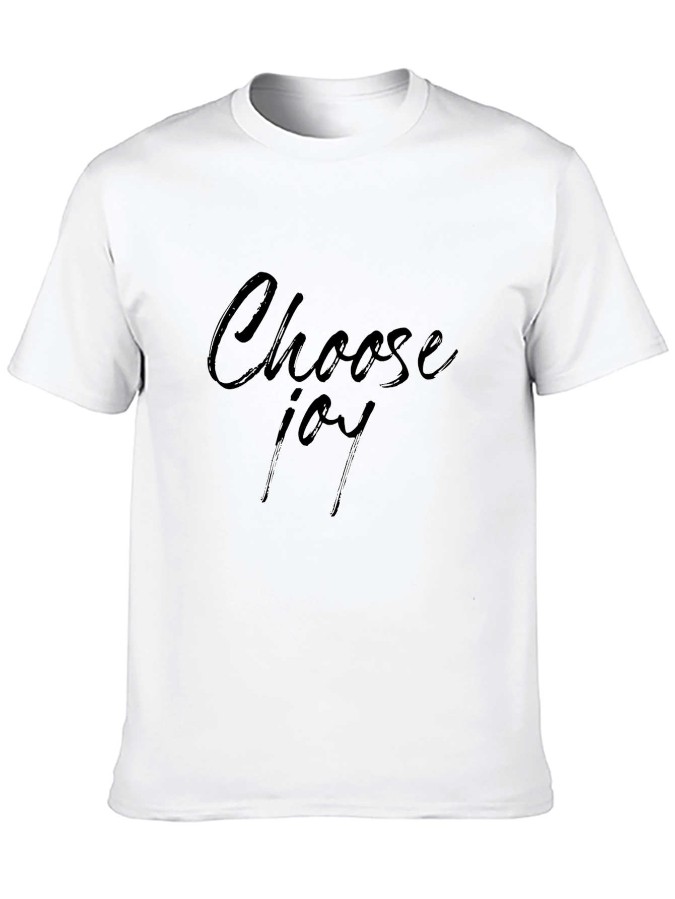 Choose Joy Graphic Tee - Black Casual Shirt