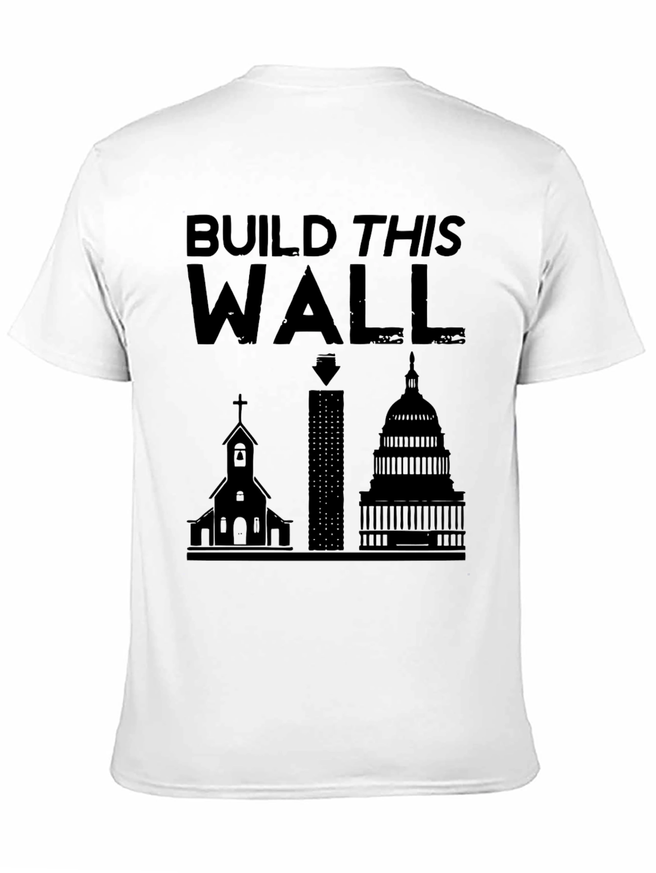 Build This Wall Graphic Tee