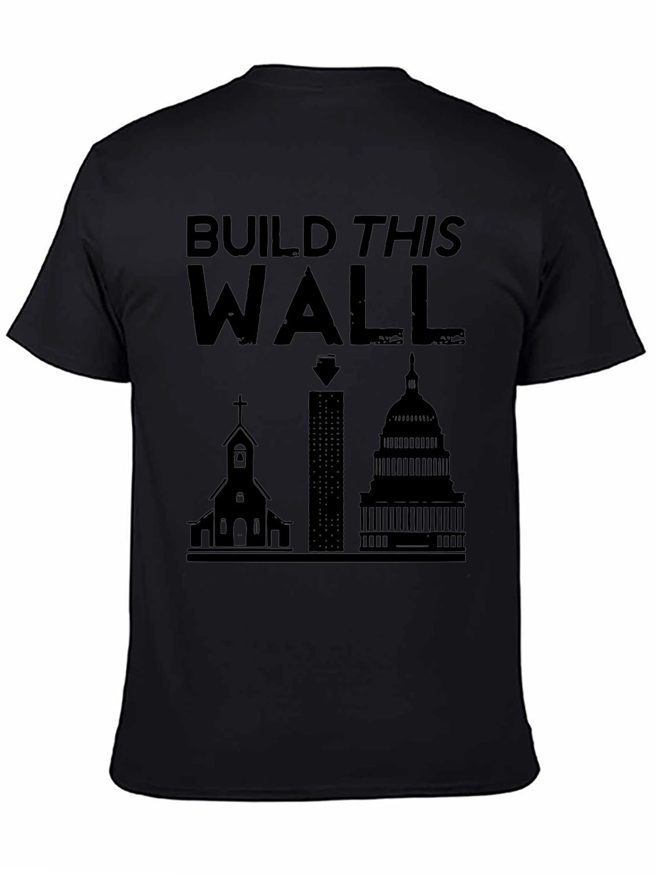 Build This Wall Graphic Tee