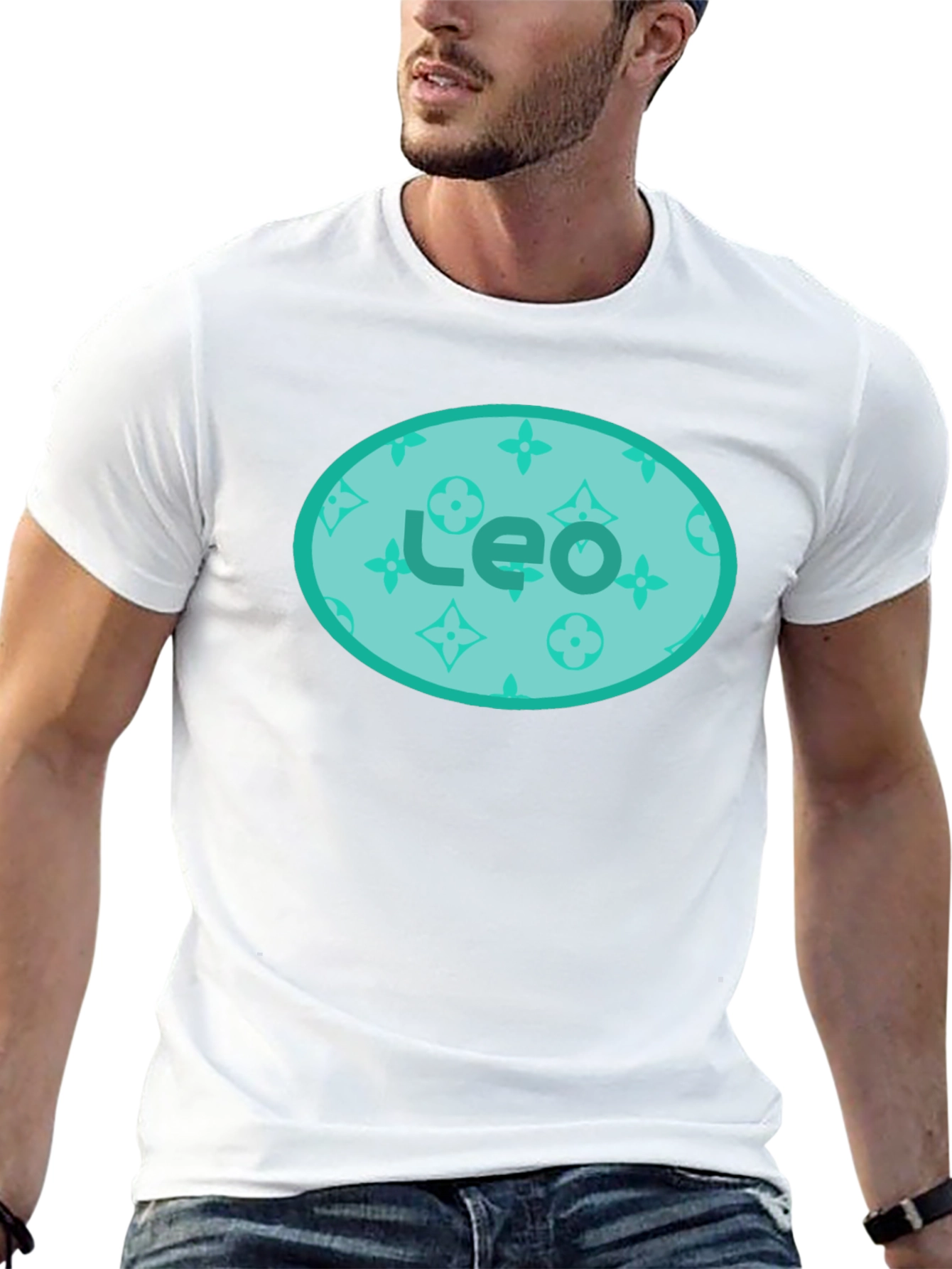 Leo Graphic Tee - Black Stylish Crew Neck T-Shirt
