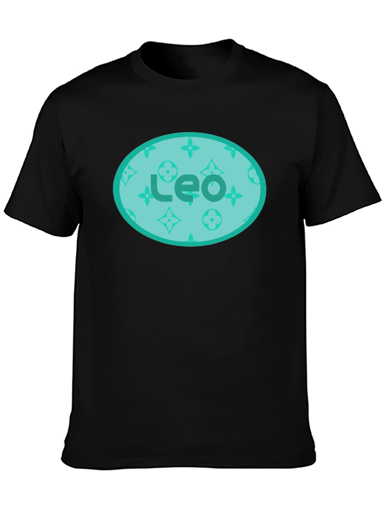 Leo Graphic Tee - Black Stylish Crew Neck T-Shirt