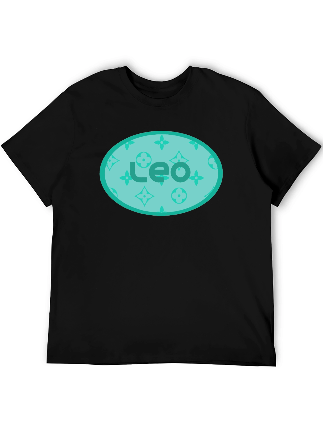 Leo Graphic Tee - Black Stylish Crew Neck T-Shirt