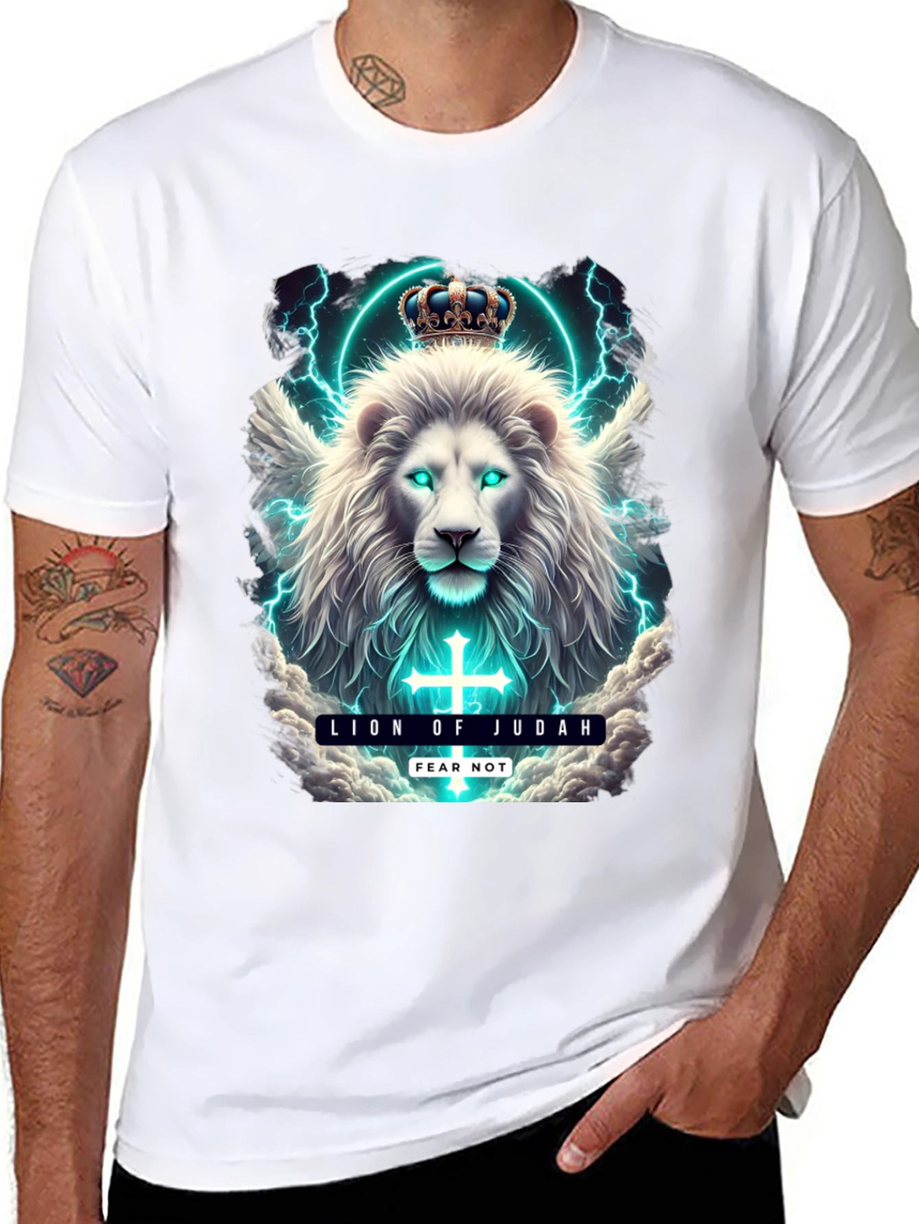 Lion of Judah T-Shirt - Fear Not Graphic Tee
