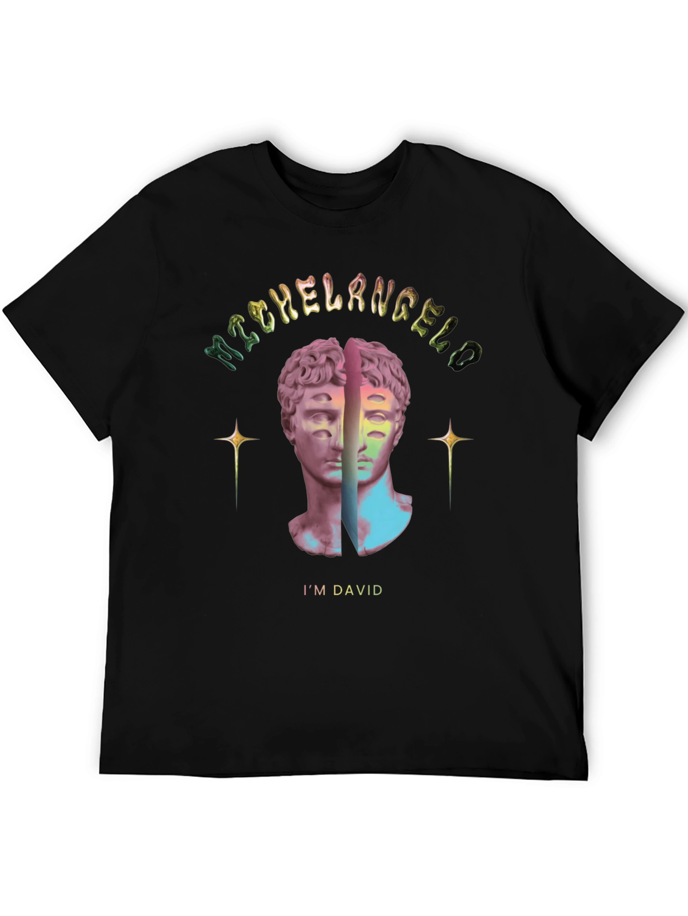 Michelangelos David Graphic Tee - Artistic Unisex T-Shirt