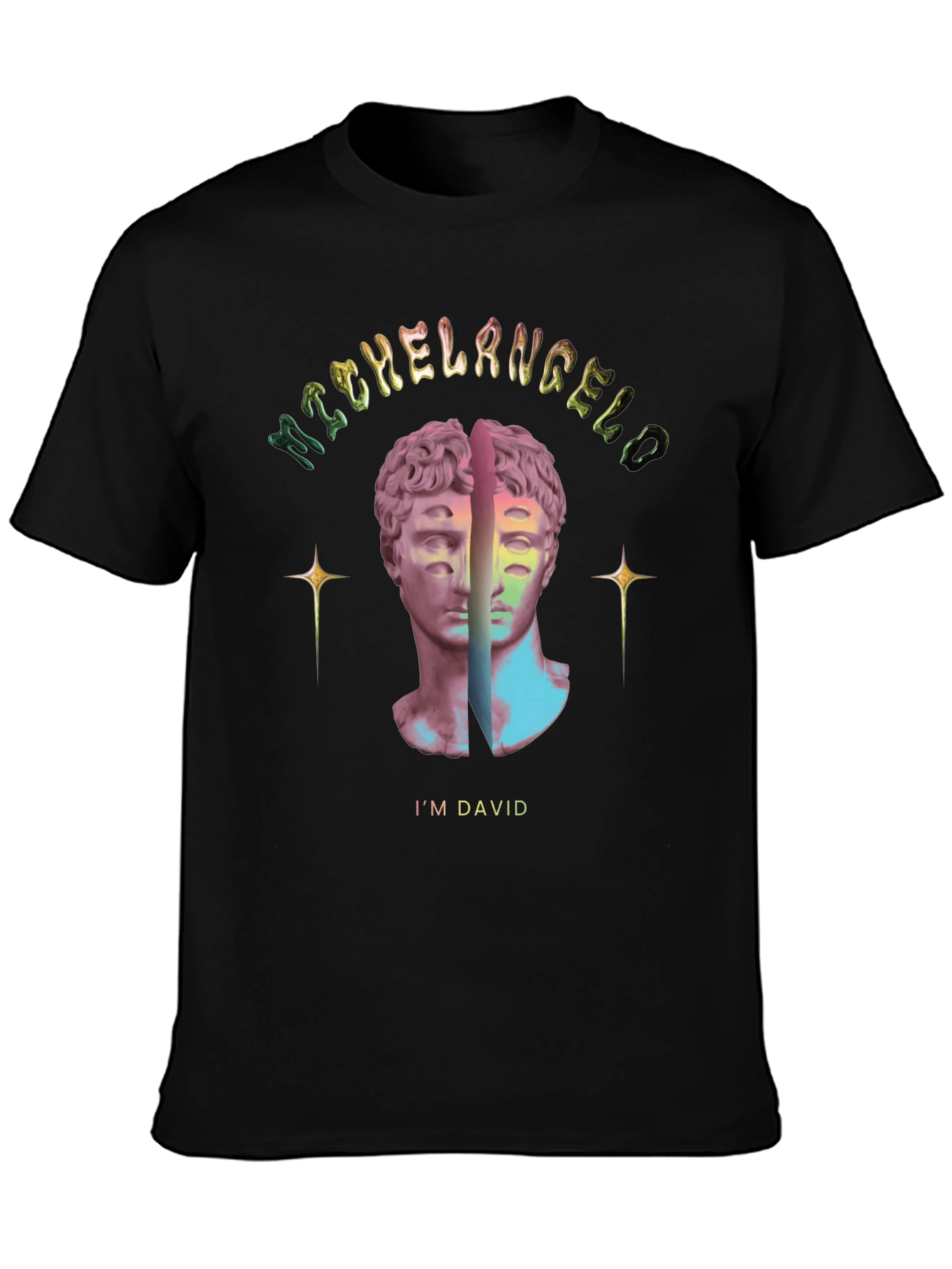 Michelangelos David Graphic Tee - Artistic Unisex T-Shirt