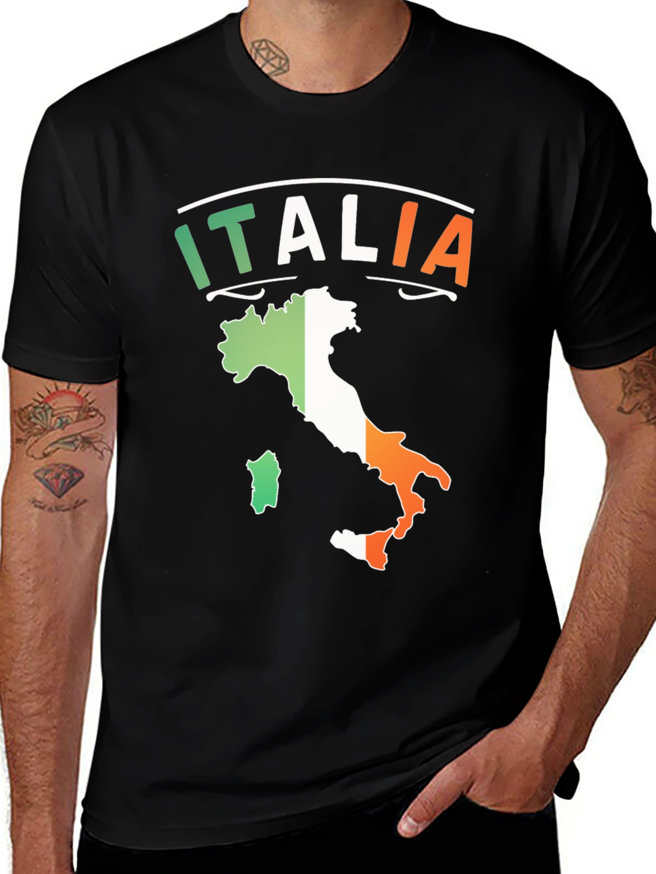 Italia Map T-Shirt - Italian Pride Tee