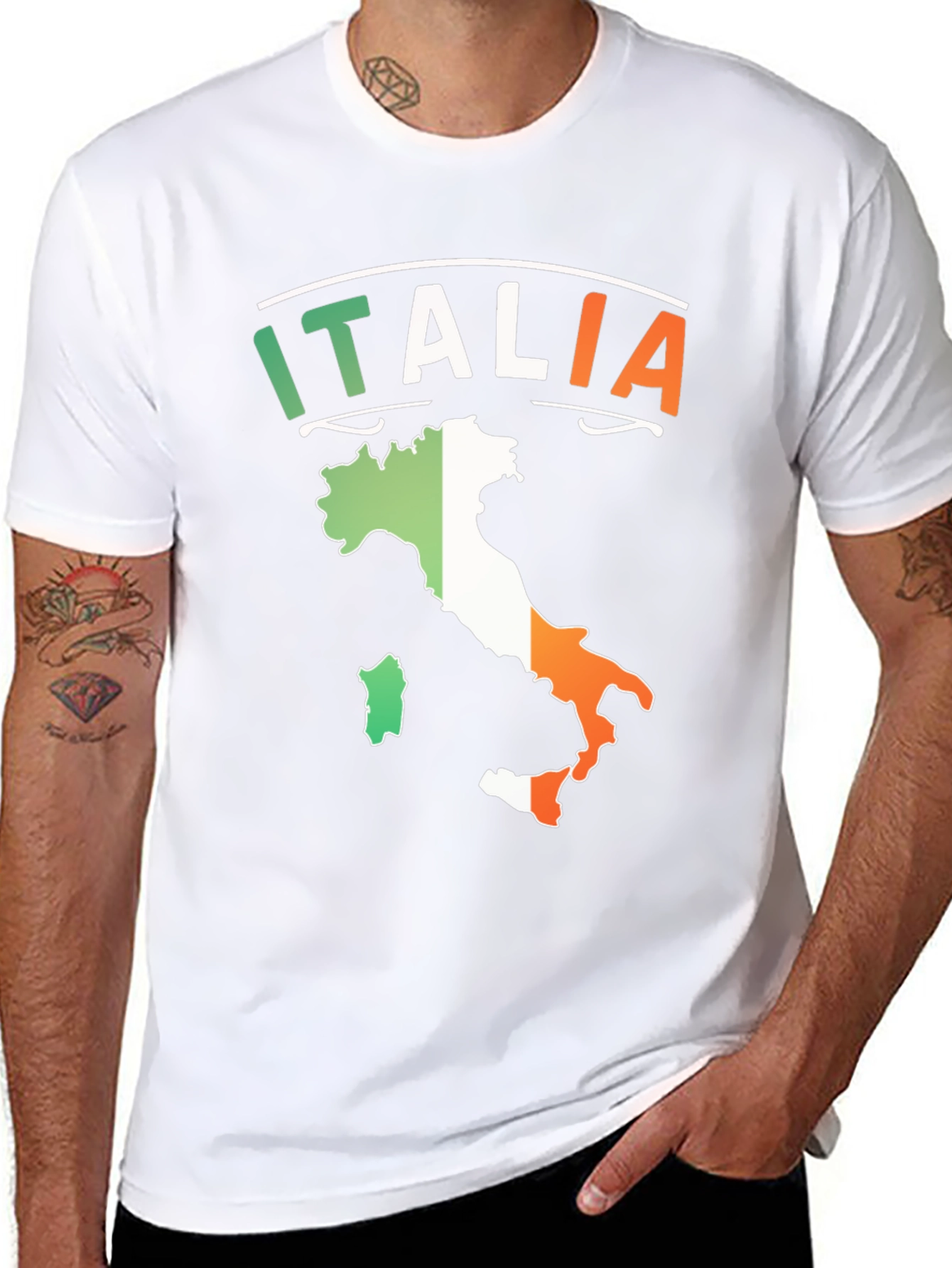 Italia Map T-Shirt - Italian Pride Tee