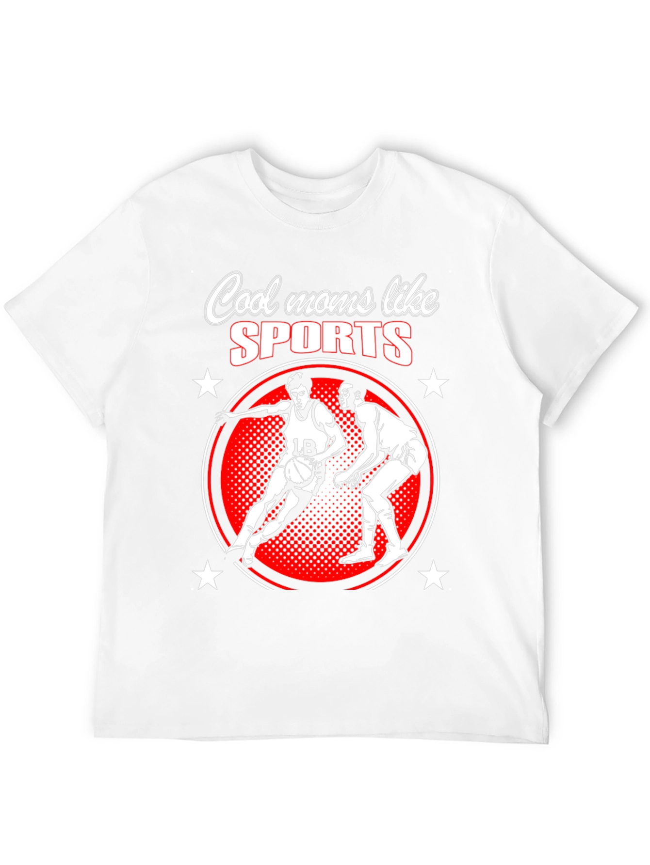 Cool Moms Like Sports Basketball T-Shirt