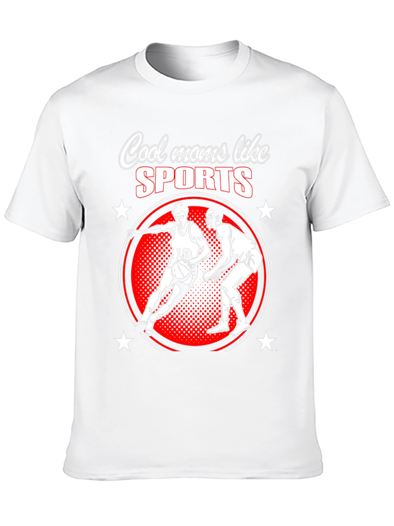 Cool Moms Like Sports Basketball T-Shirt