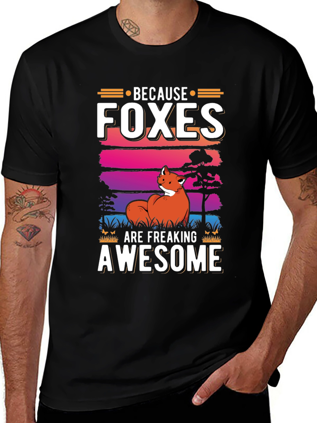 Because Foxes Are Freaking Awesome Graphic Tee