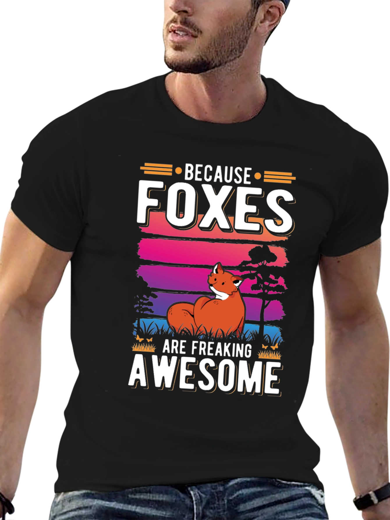 Because Foxes Are Freaking Awesome Graphic Tee