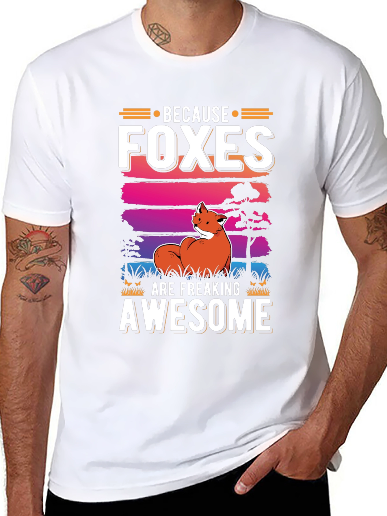 Because Foxes Are Freaking Awesome Graphic Tee