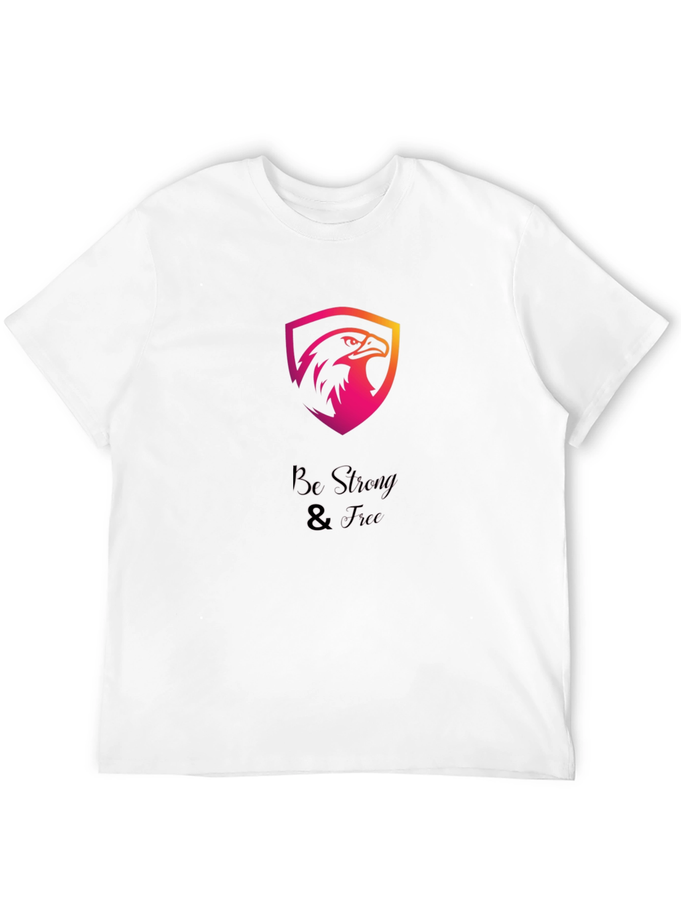Be Strong & Free Eagle Shield Graphic Tee