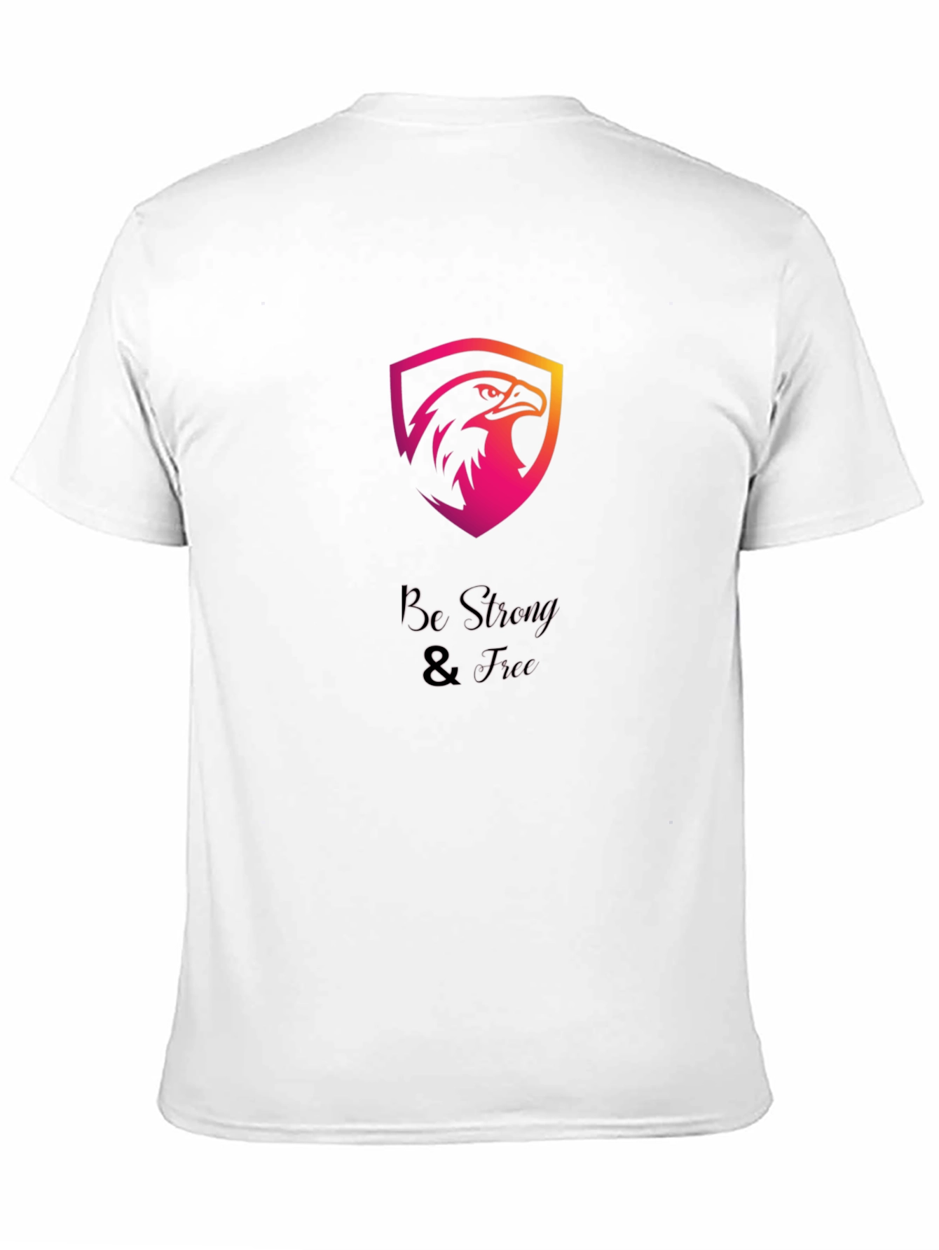 Be Strong & Free Eagle Shield Graphic Tee