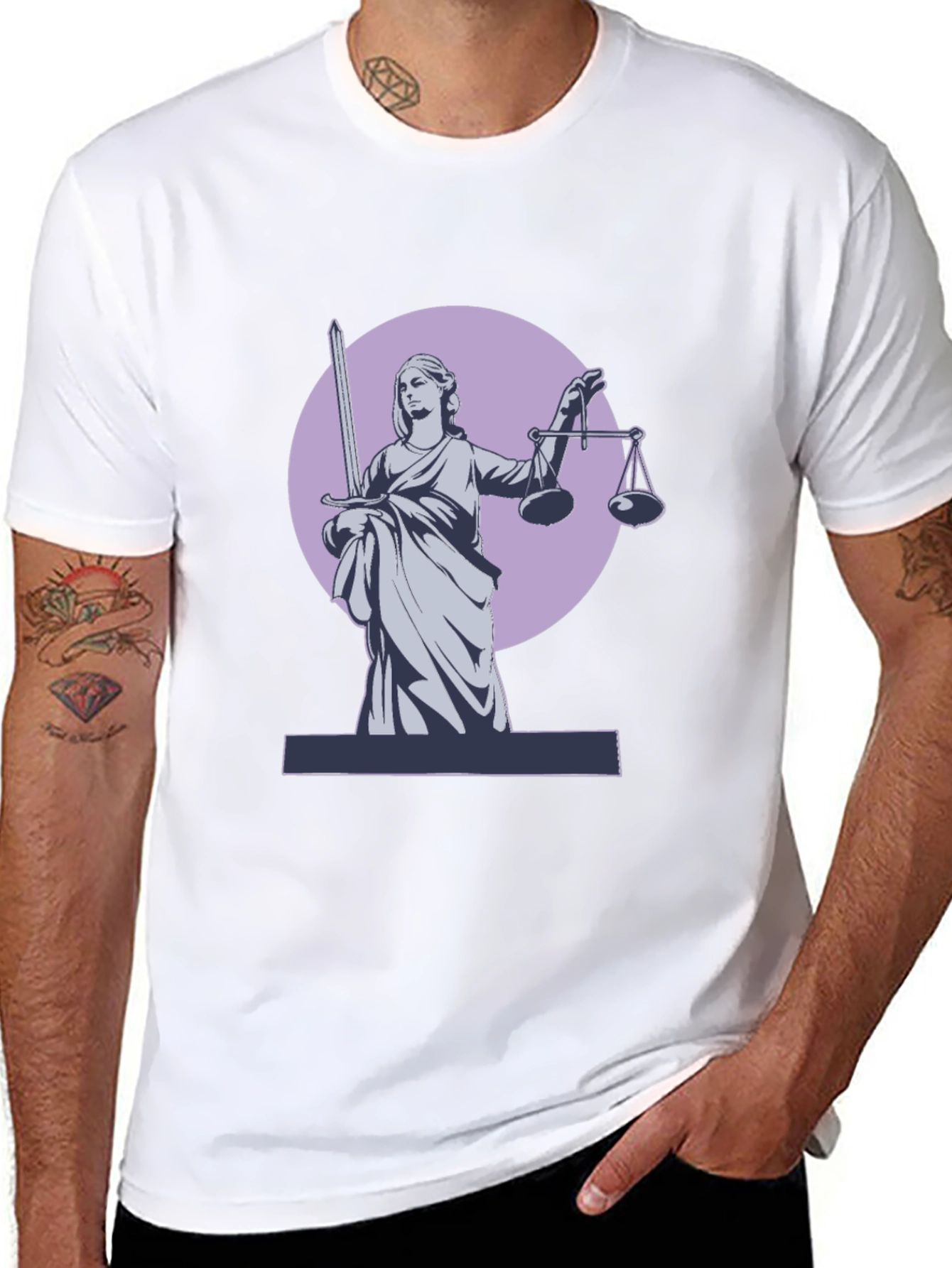 Justice Scale T-Shirt - Law and Order Tee