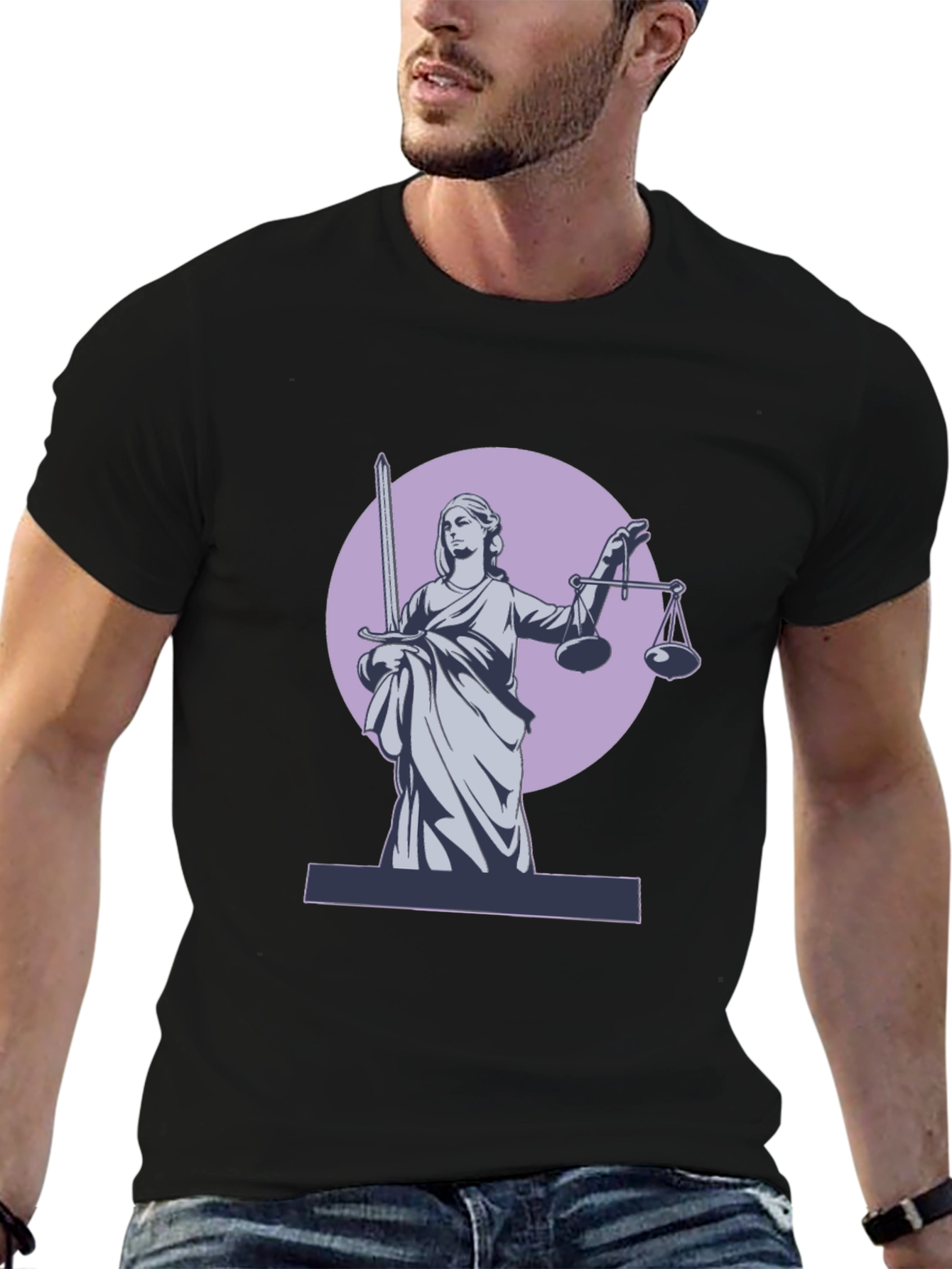 Justice Scale T-Shirt - Law and Order Tee