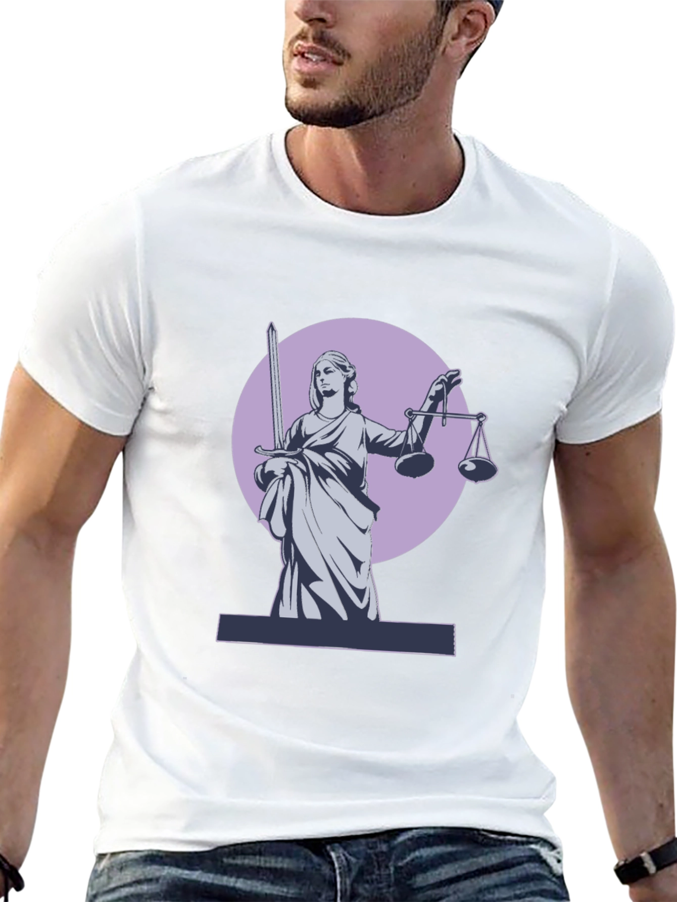 Justice Scale T-Shirt - Law and Order Tee