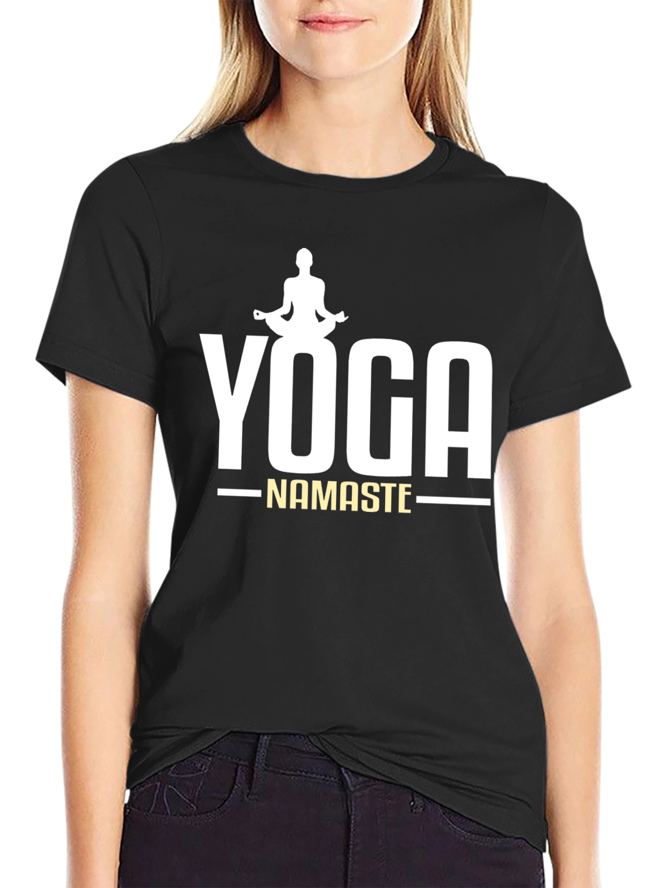 Yoga Namaste Graphic Tee - Meditation Zen Shirt