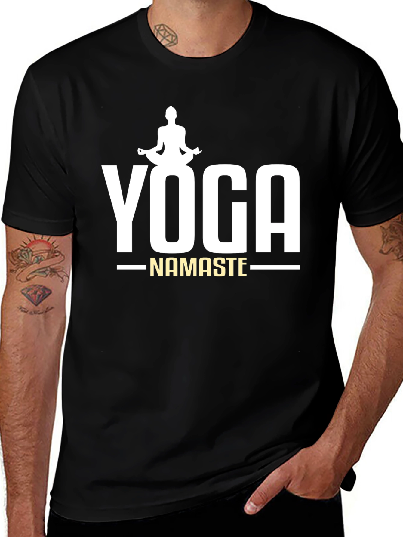 Yoga Namaste Graphic Tee - Meditation Zen Shirt