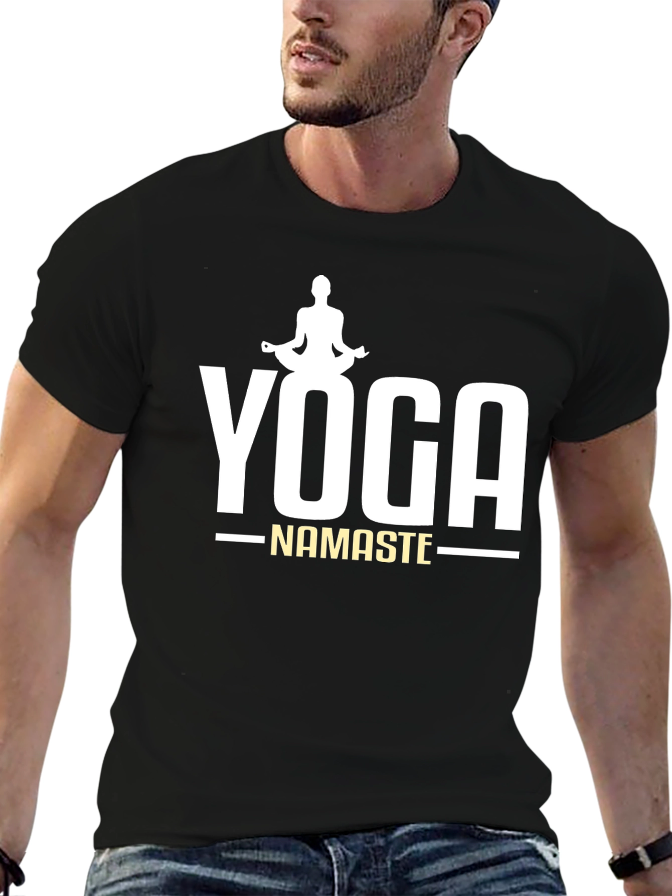 Yoga Namaste Graphic Tee - Meditation Zen Shirt
