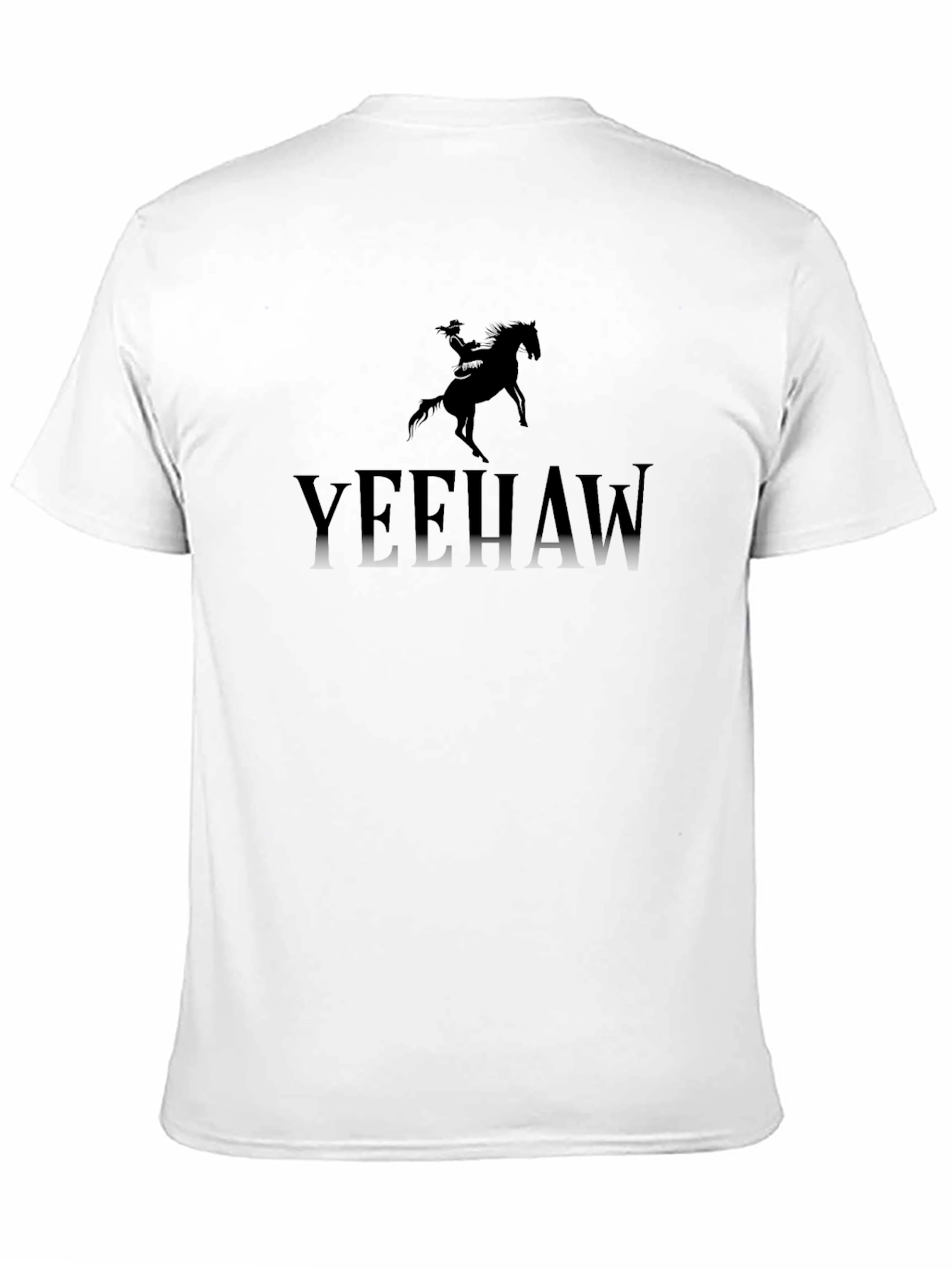Yeehaw Cowboy Graphic Tee - Classic Black T-Shirt