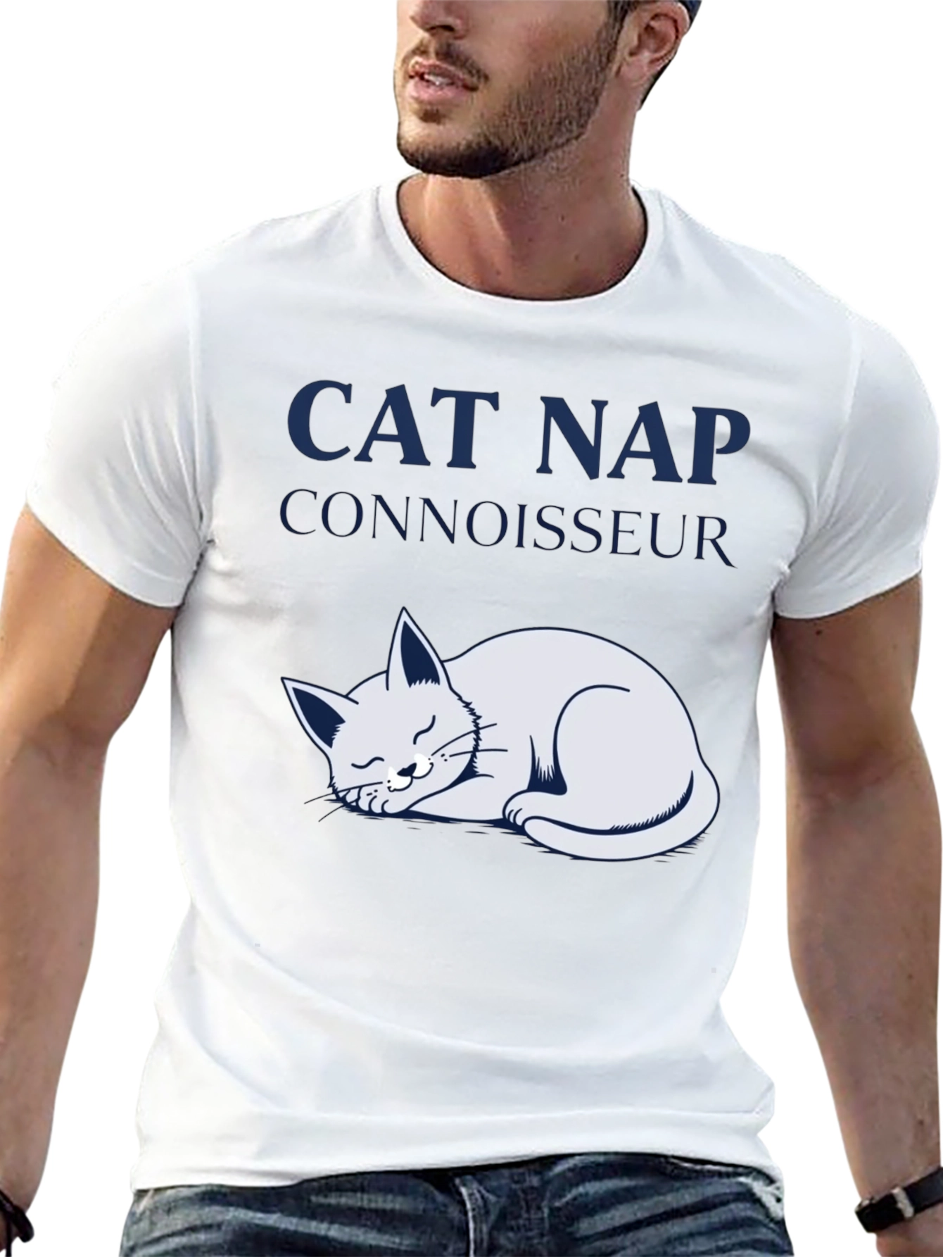 Cat Nap Connoisseur T-Shirt - Cozy & Fun!