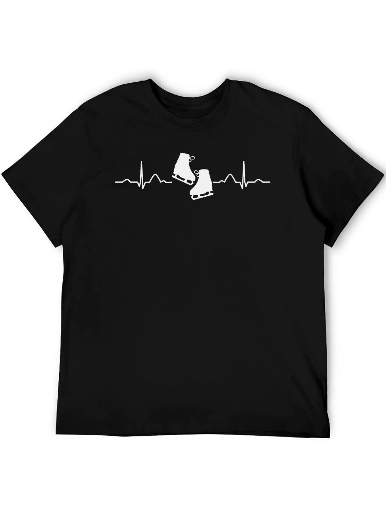 Ice Skating Heartbeat T-Shirt