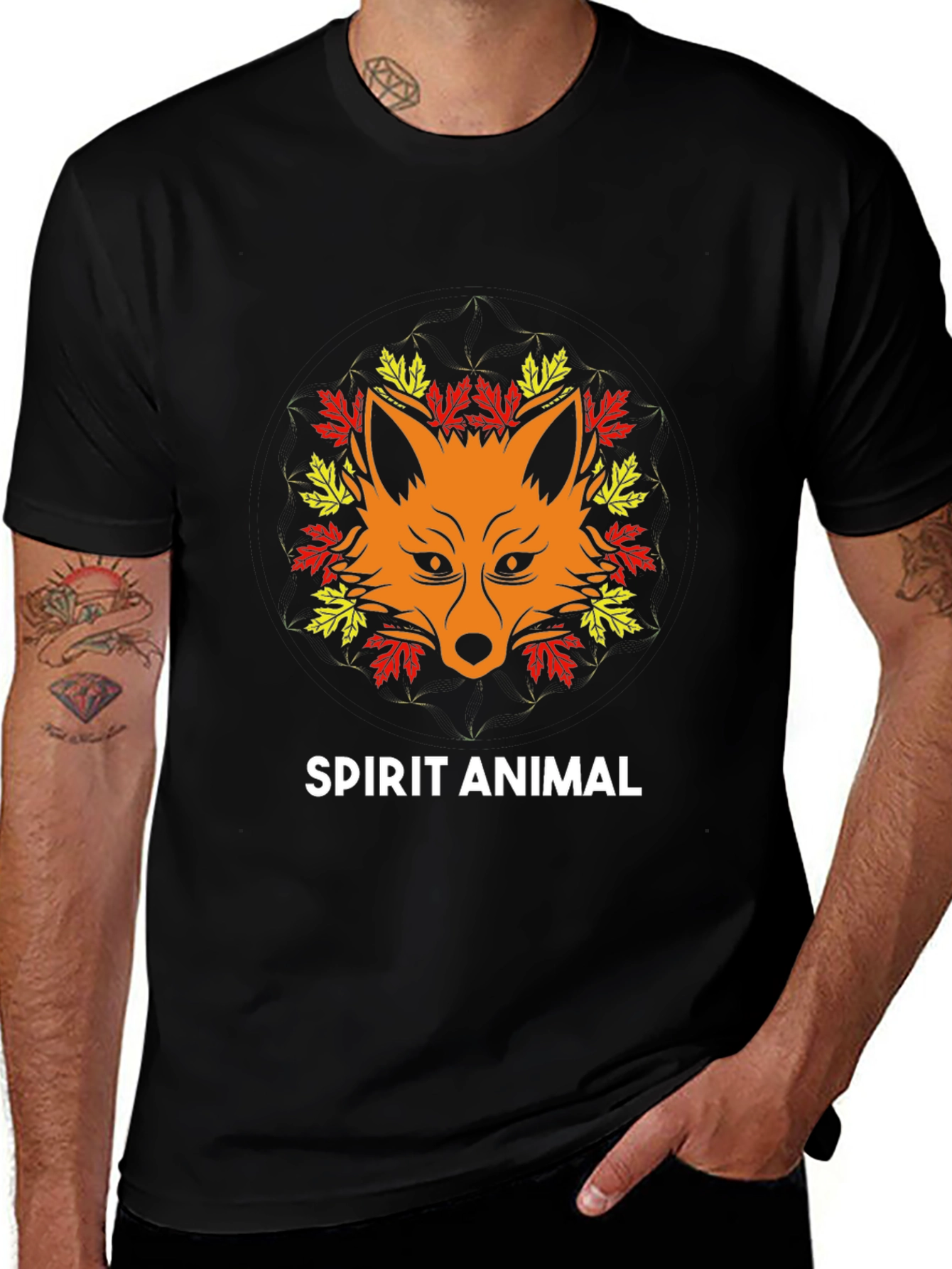 Spirit Animal Fox Graphic T-Shirt