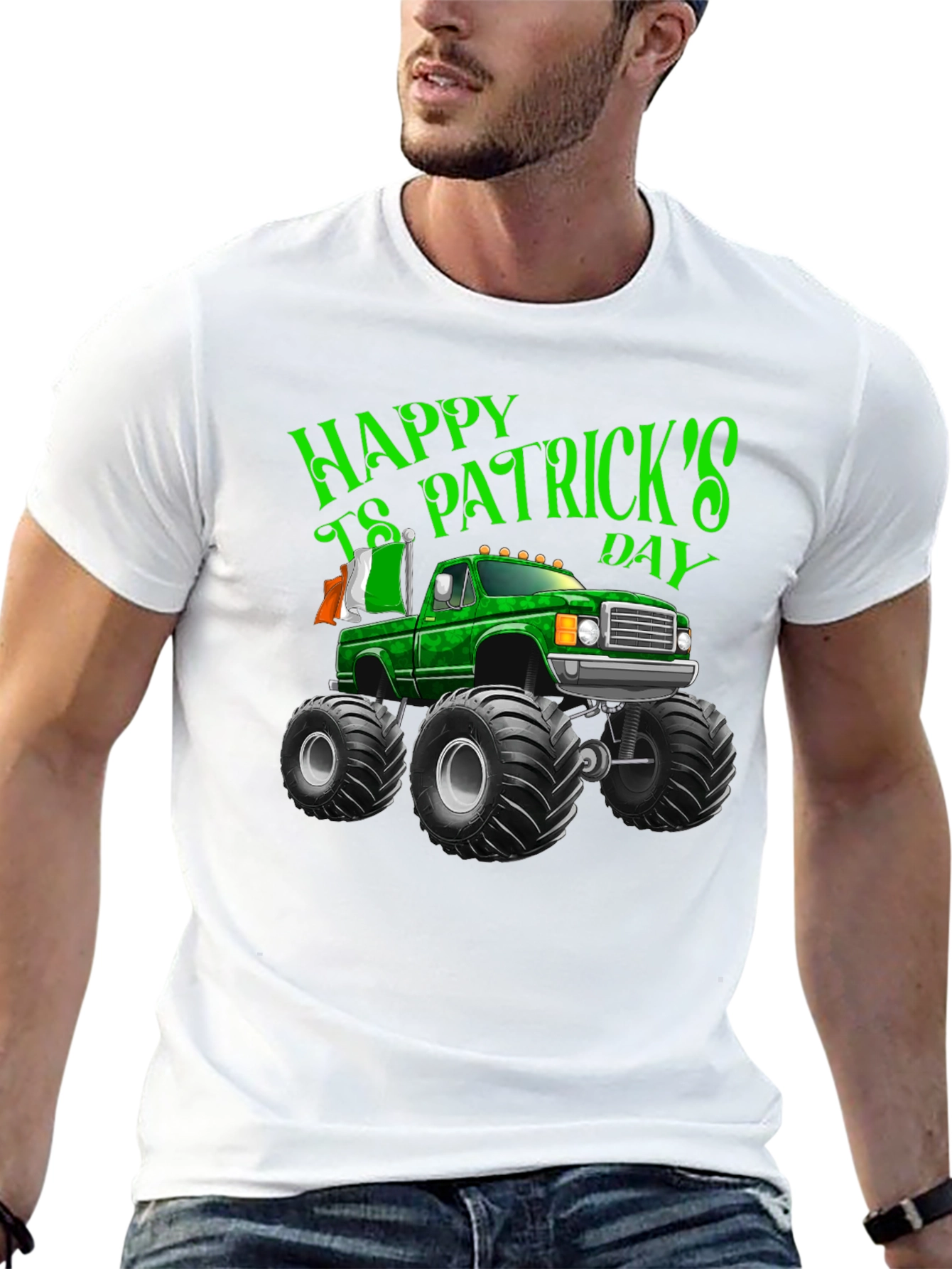 St. Patricks Day Monster Truck Tee