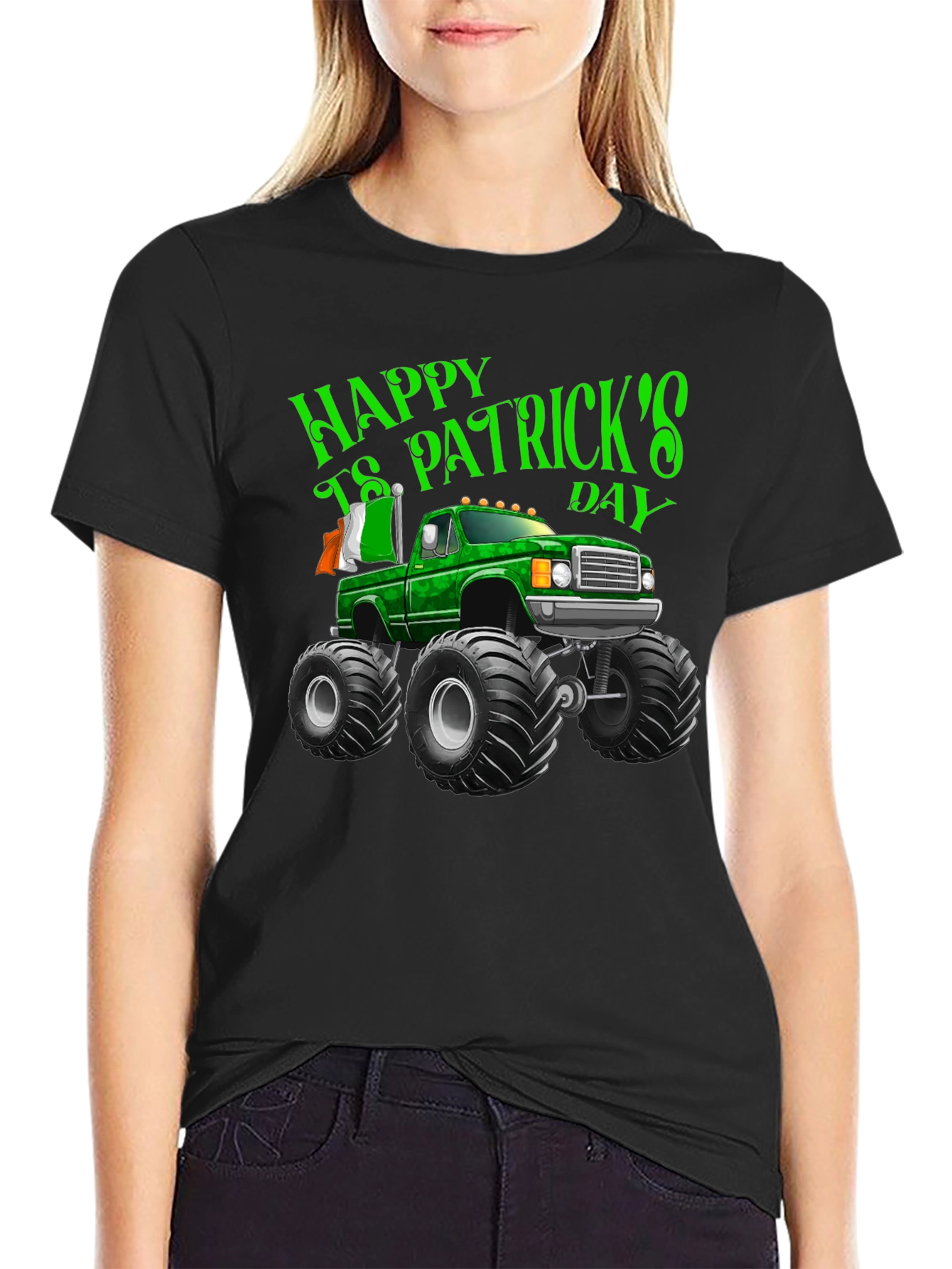 St. Patricks Day Monster Truck Tee