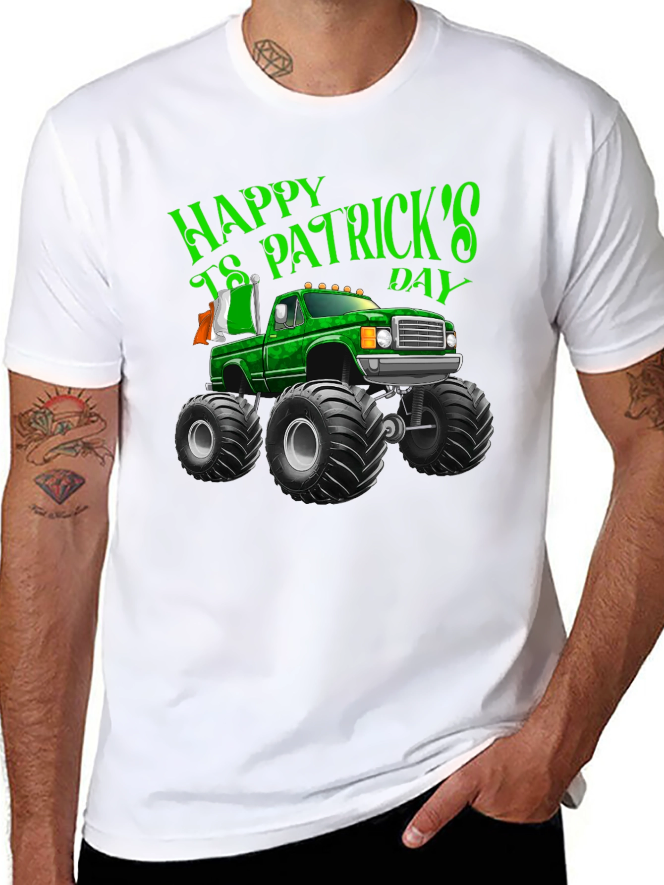 St. Patricks Day Monster Truck Tee
