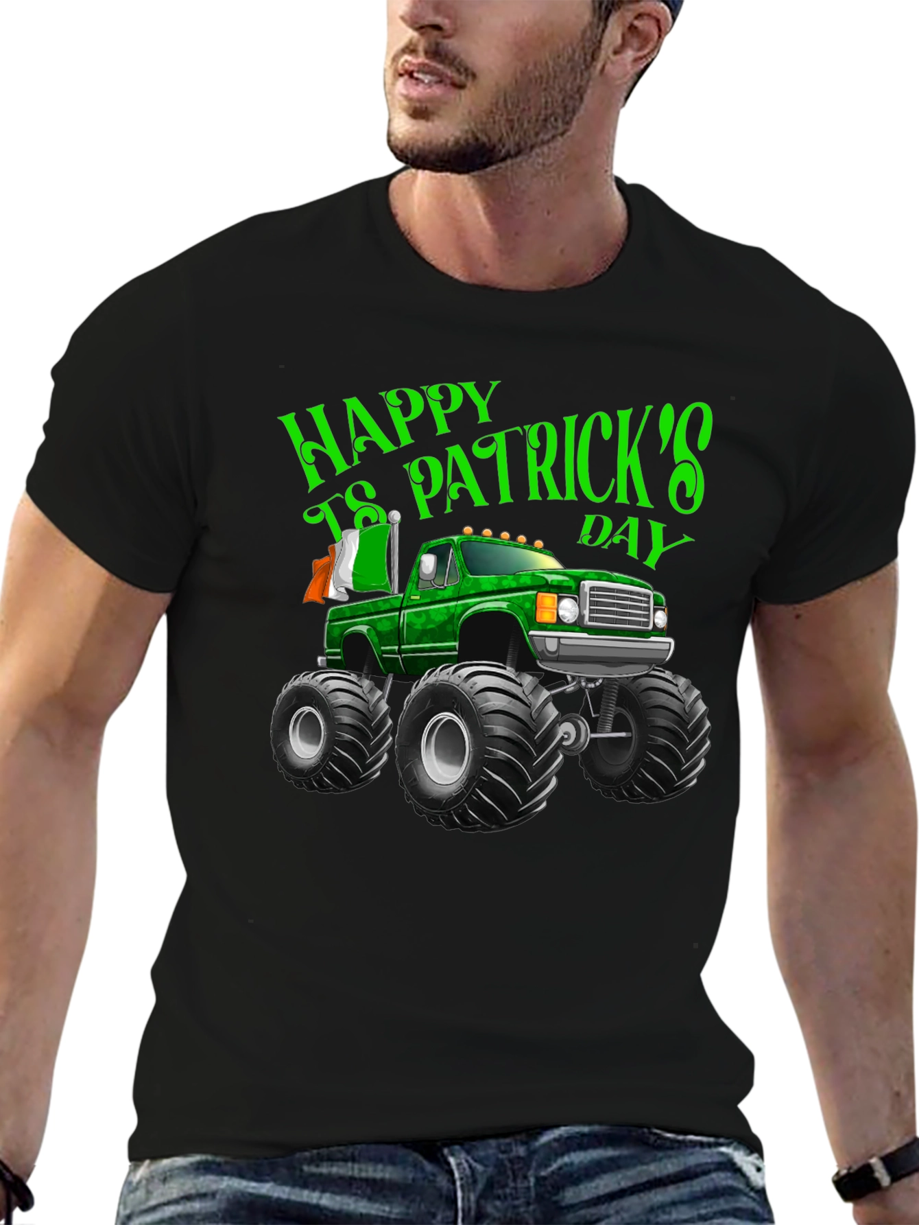 St. Patricks Day Monster Truck Tee