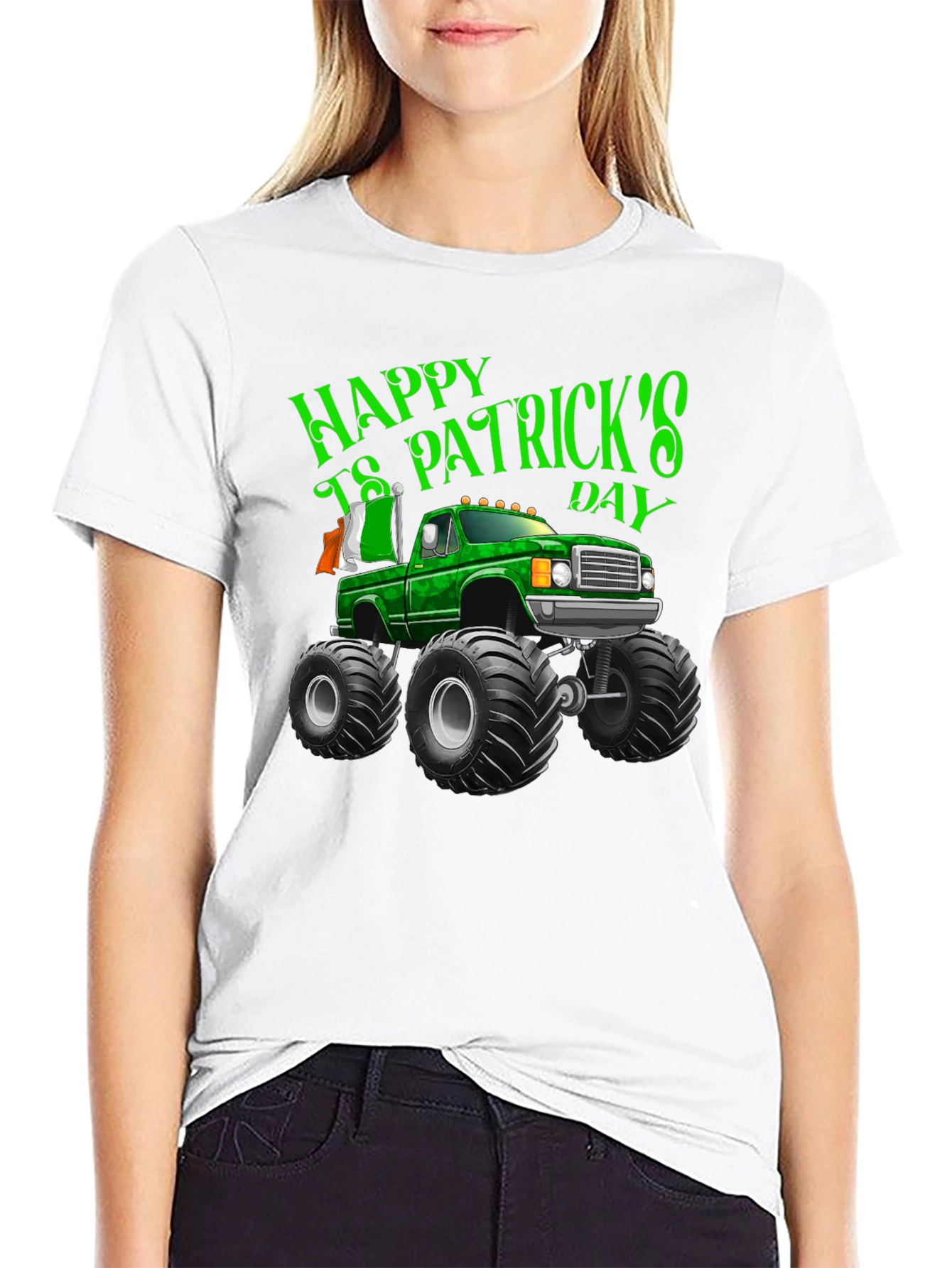 St. Patricks Day Monster Truck Tee