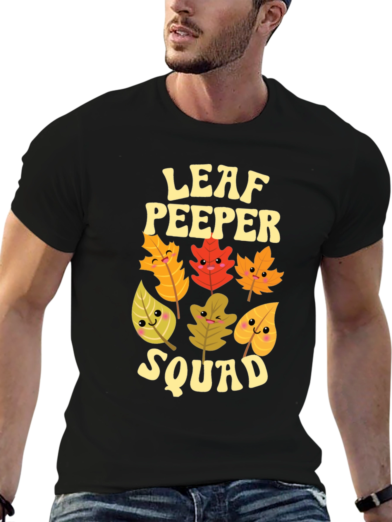 Leaf Peeper Squad Graphic Tee - Fall Fun
