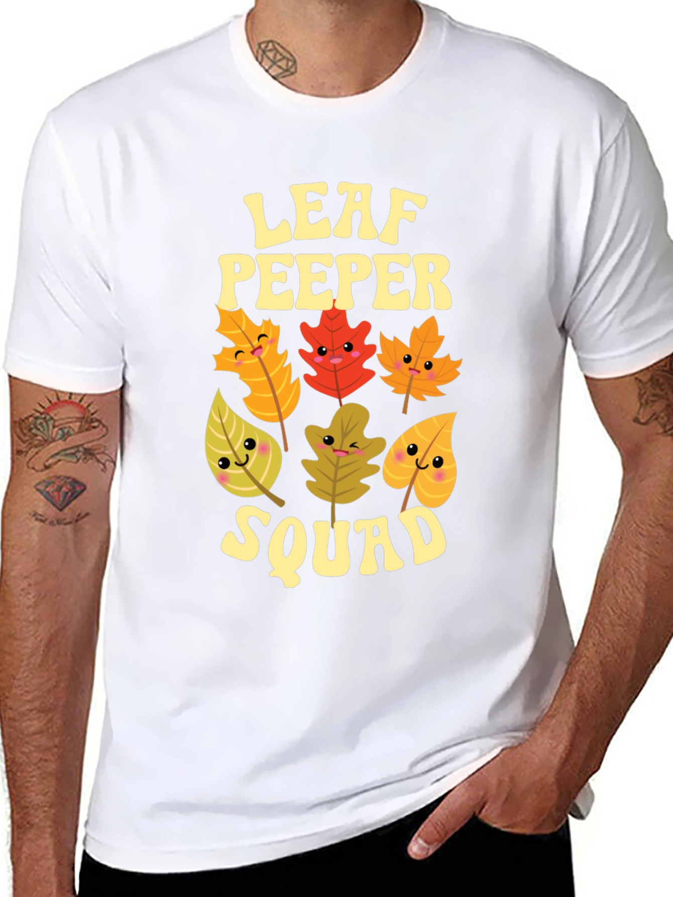 Leaf Peeper Squad Graphic Tee - Fall Fun