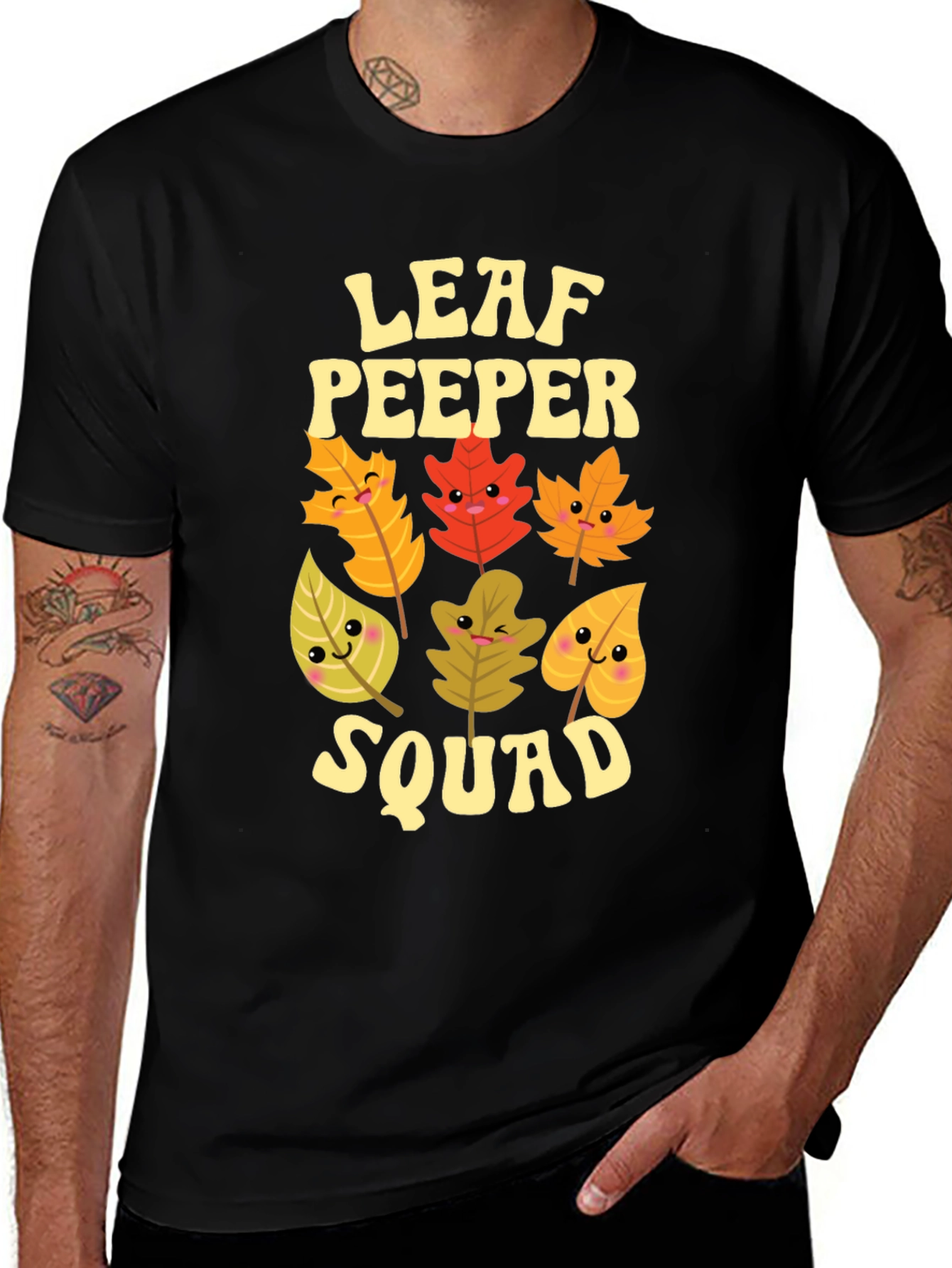 Leaf Peeper Squad Graphic Tee - Fall Fun