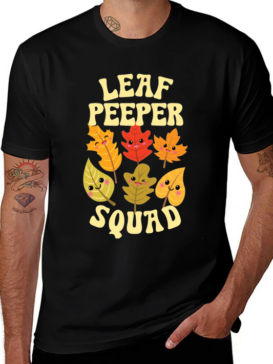 Leaf Peeper Squad Graphic Tee - Fall Fun