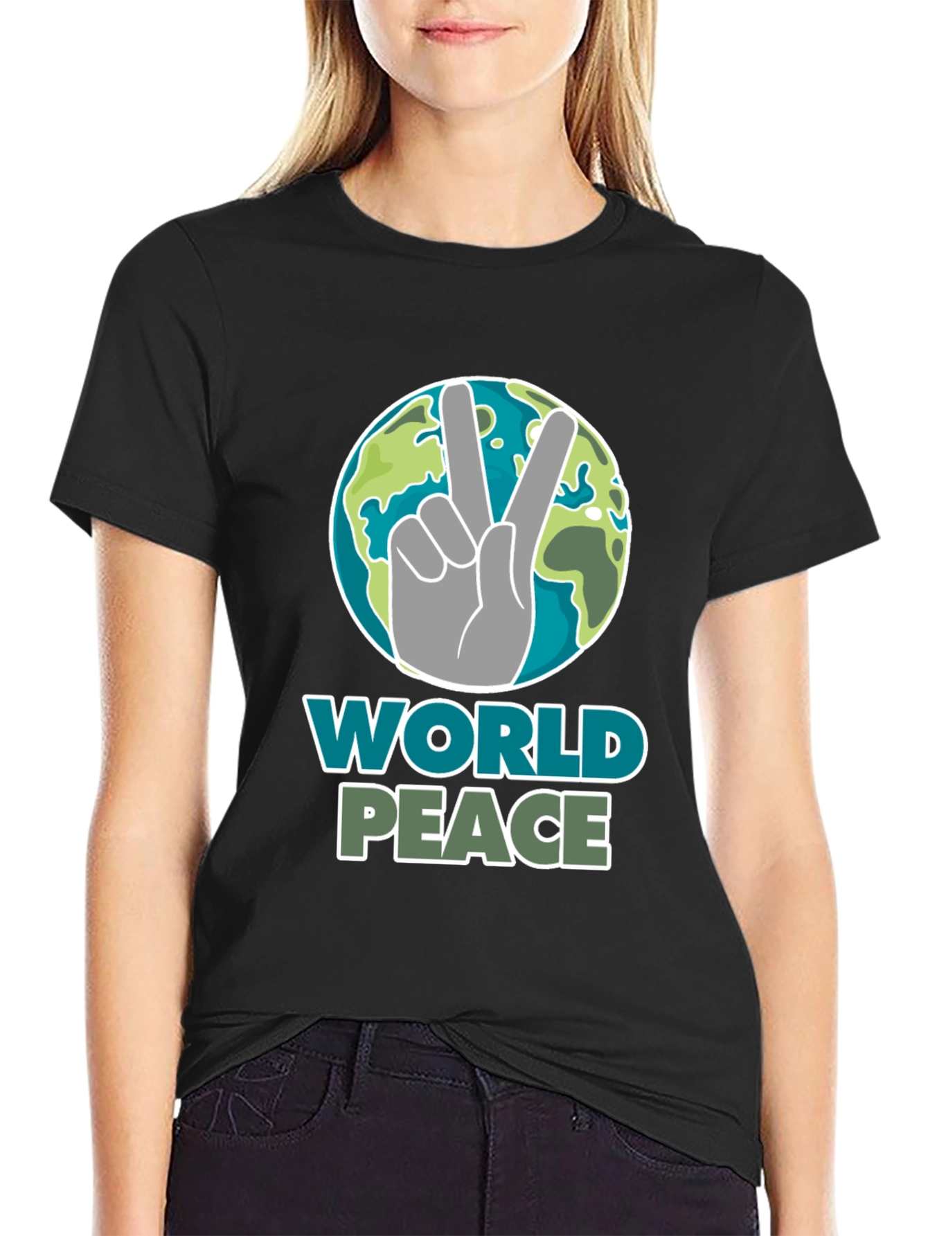 World Peace Graphic T-Shirt - Earth Day Tee
