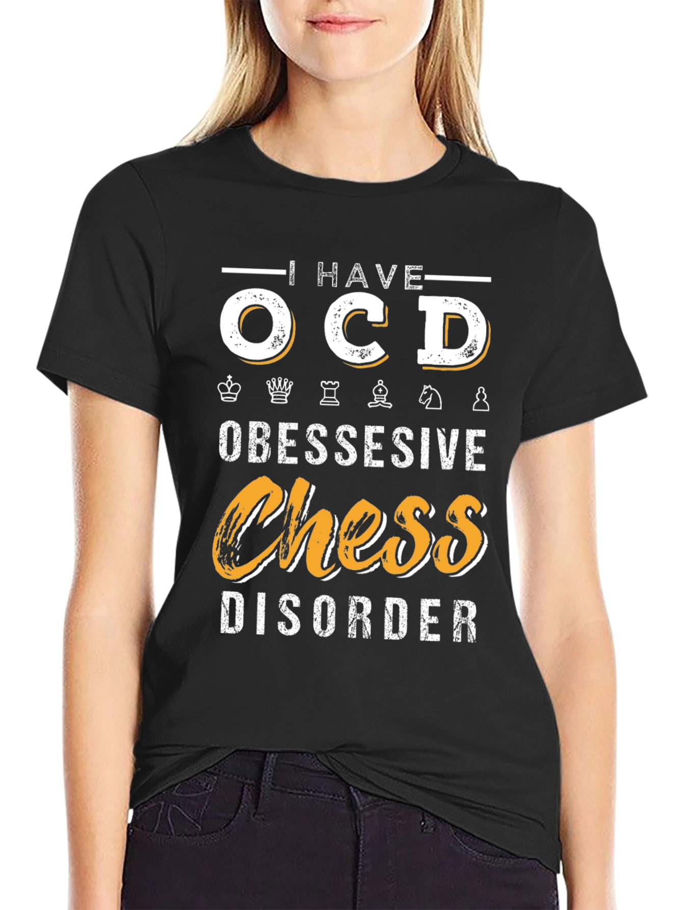 I Have OCD Obessessive Chess Disorder T-Shirt